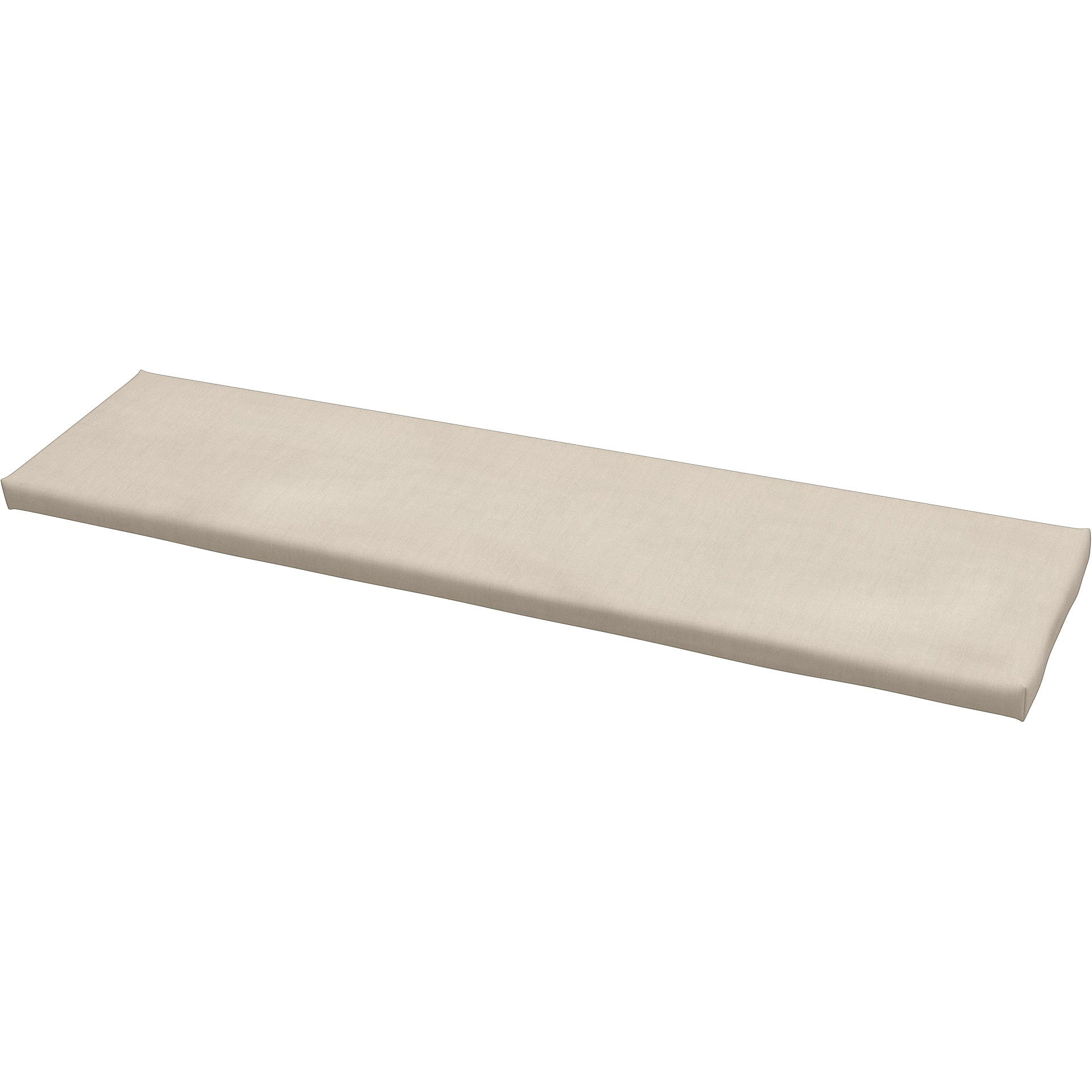 IKEA - Universal bench cushion cover 140x35x3,5 cm, Parchment, Linen - Bemz