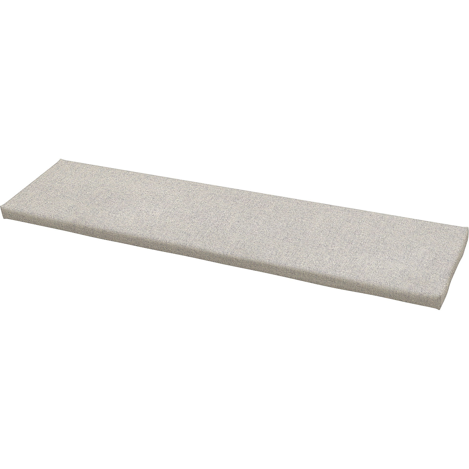 IKEA - Universellt överdrag till bänkdynor 140x35x3,5 cm, Silver Grey, Bomull - Bemz
