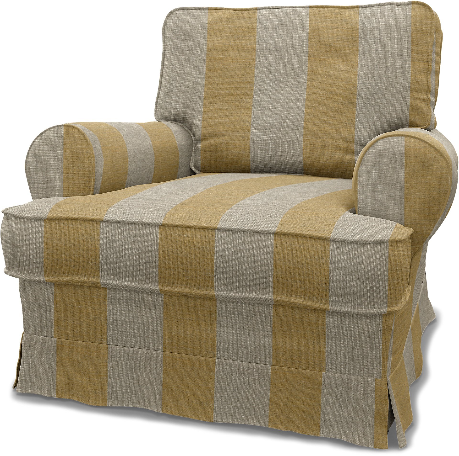 Bemz IKEA - Hoes voor fauteuil Barkaby (standaard model), Sun Yellow, Linnen