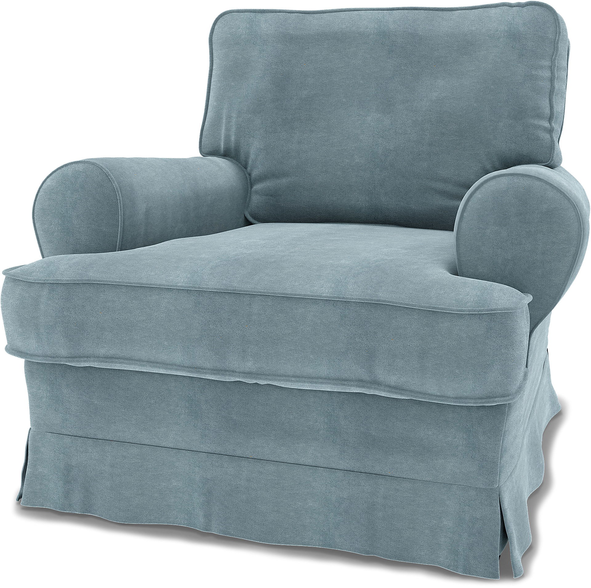 Bemz IKEA - Hoes voor fauteuil Barkaby (standaard model), Air Blue, DE NATURES’ PALETTE COLLECTION VAN 