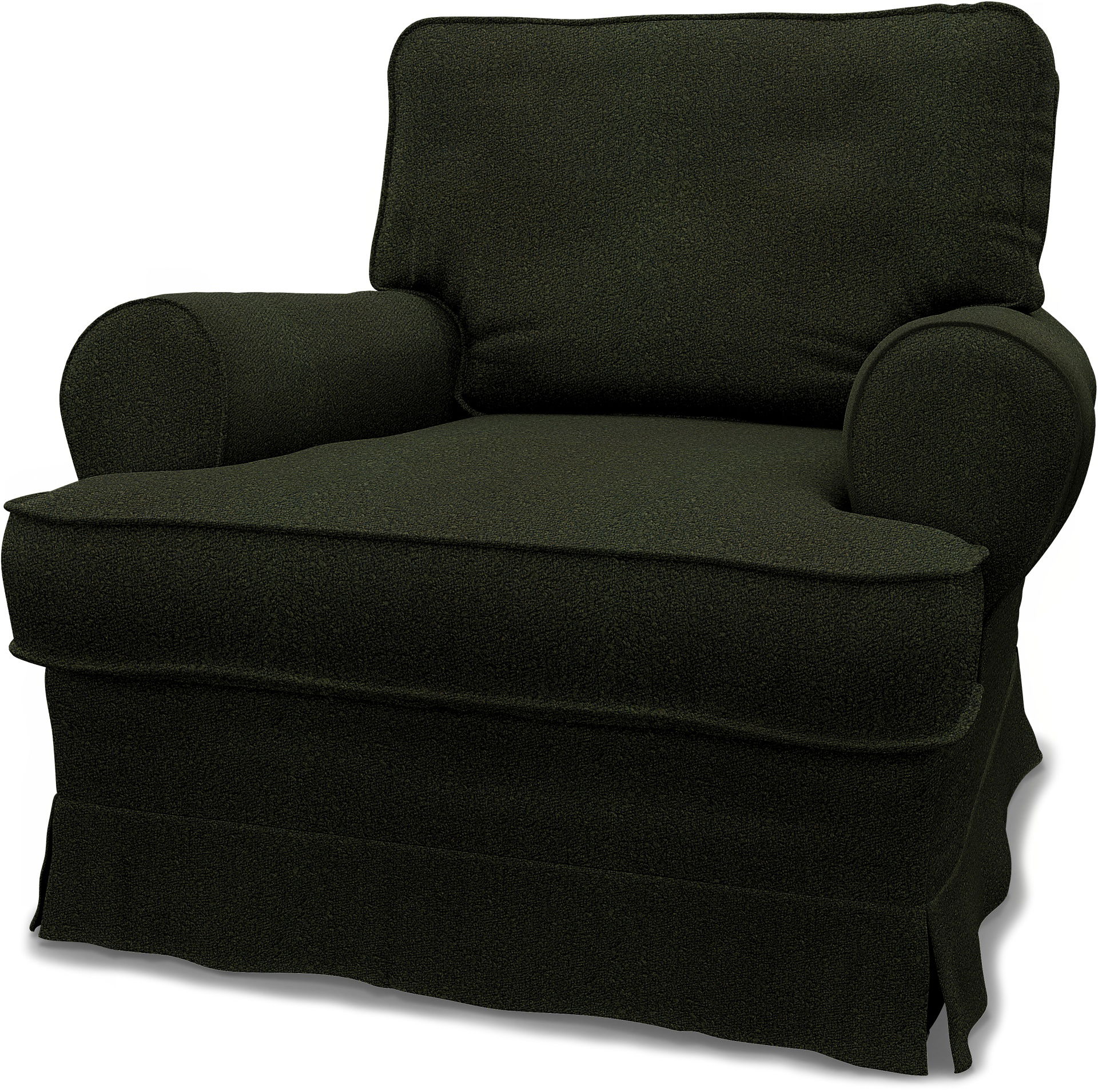 Bemz IKEA - Hoes voor fauteuil Barkaby (standaard model), Dark Moss Green, DE NATURES’ PALETTE COLLECTION VAN 