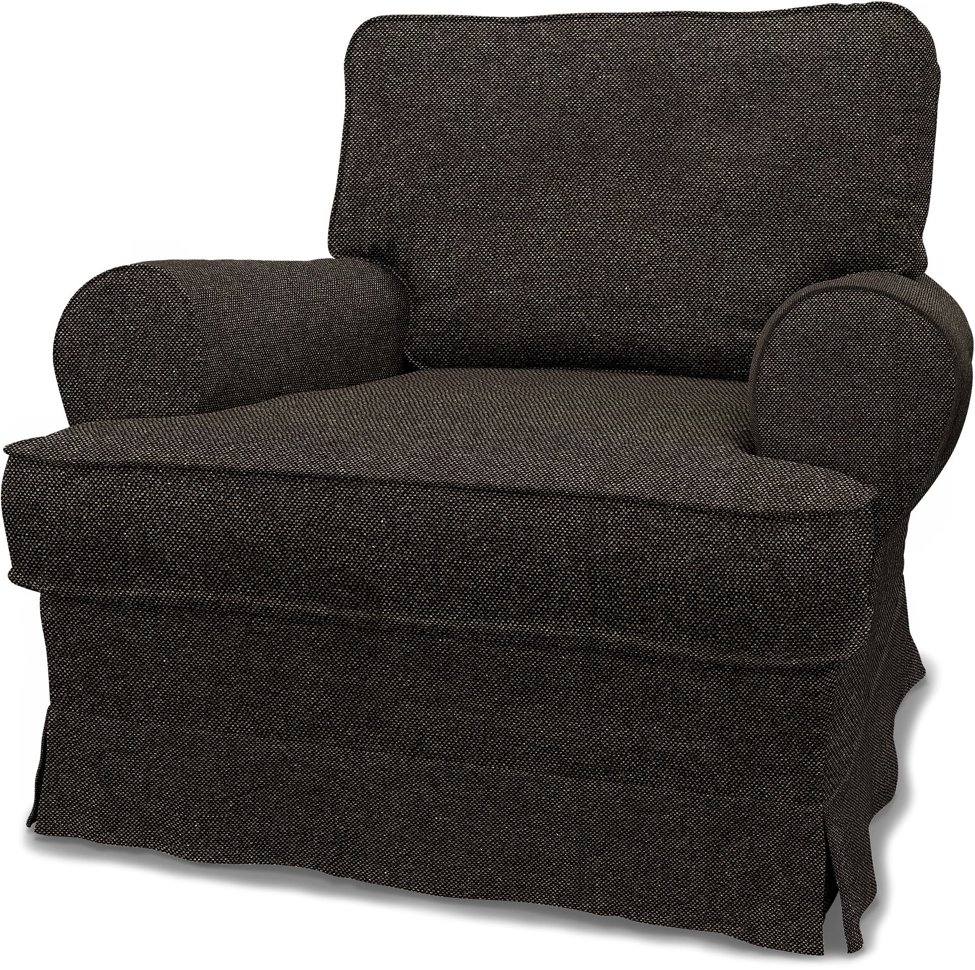 IKEA - Housse de fauteuil Barkaby, (standard modèle), Graphite Grey, Recyclé - Bemz