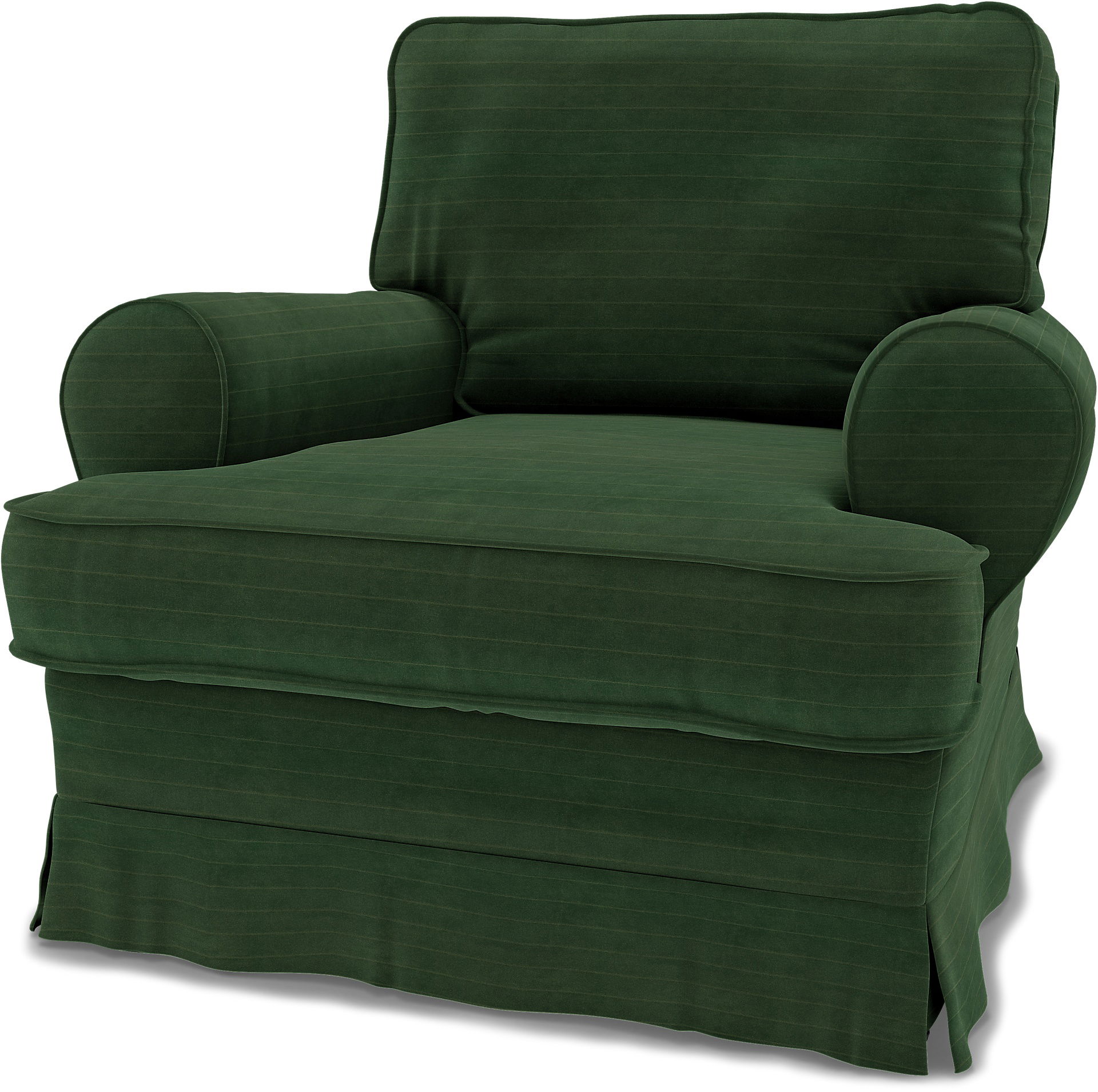 Bemz IKEA - Hoes voor fauteuil Barkaby (standaard model), Deep Green, DE NATURES’ PALETTE COLLECTION VAN 