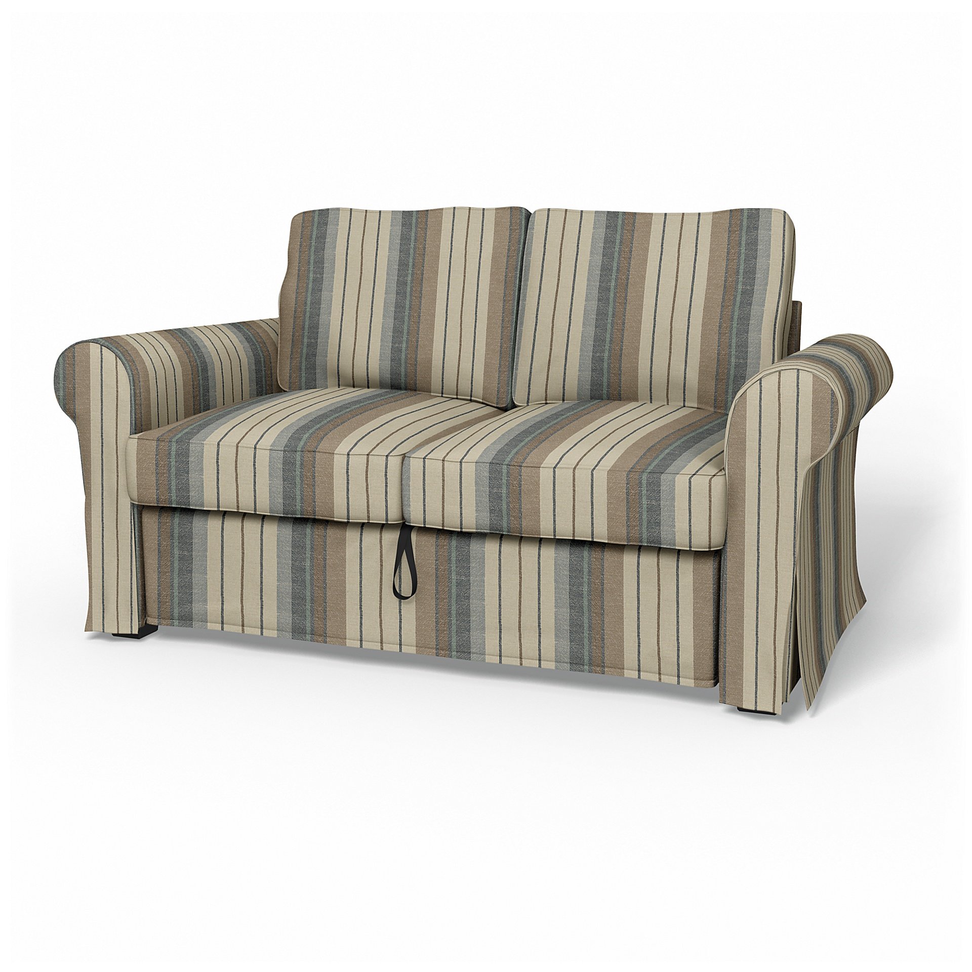 IKEA - Backabro 2 Seater Sofa Bed Cover, Soft Oak, Cotton - Bemz