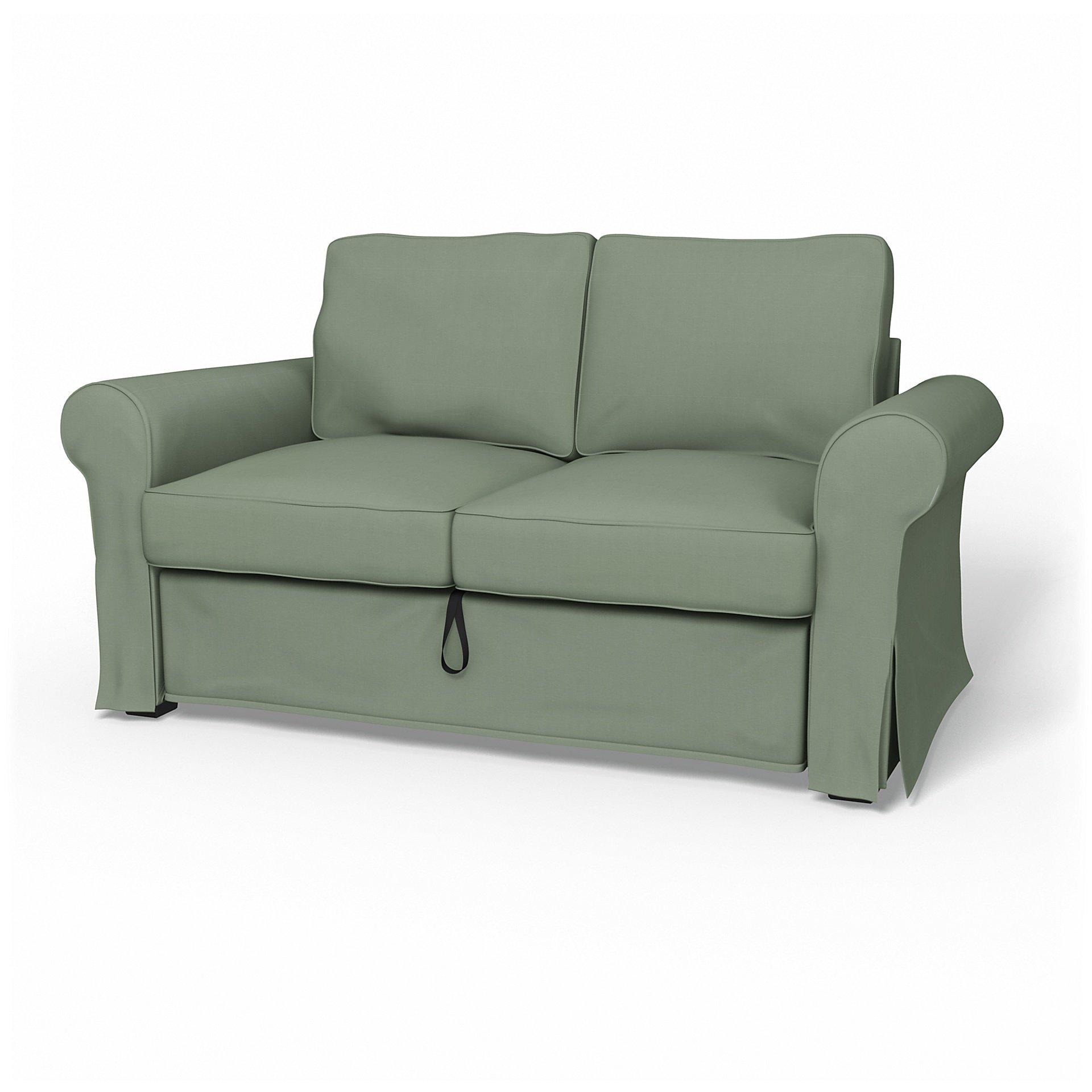 IKEA - Backabro 2 Seater Sofa Bed Cover, Seagrass, Cotton - Bemz