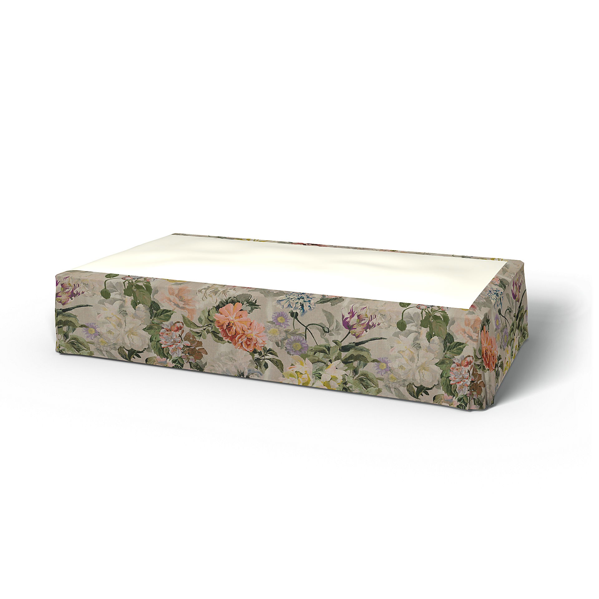 Sängkappa, Delft Flower - Tuberose, Linne - Bemz