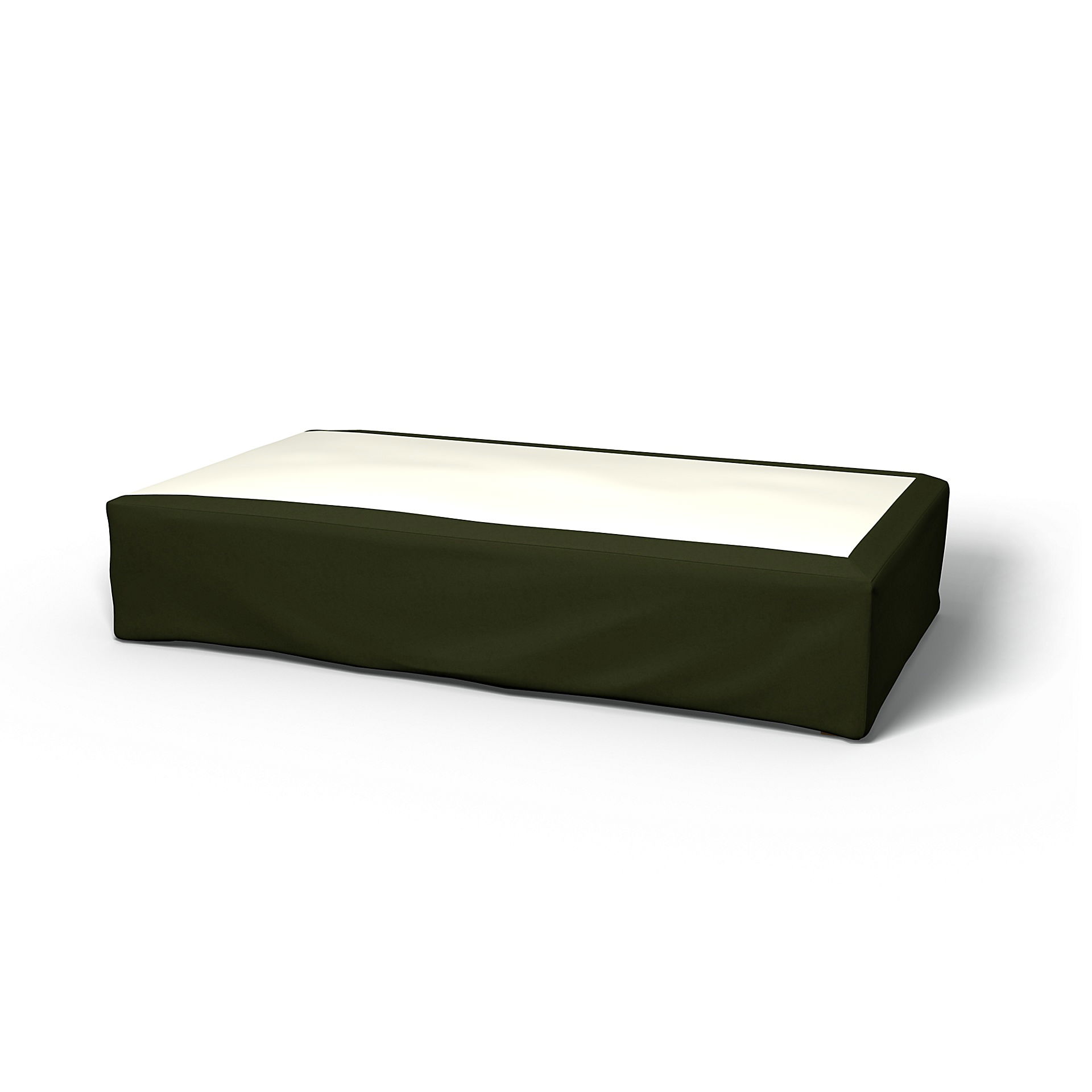 Bed Skirt, Moss, Velvet - Bemz