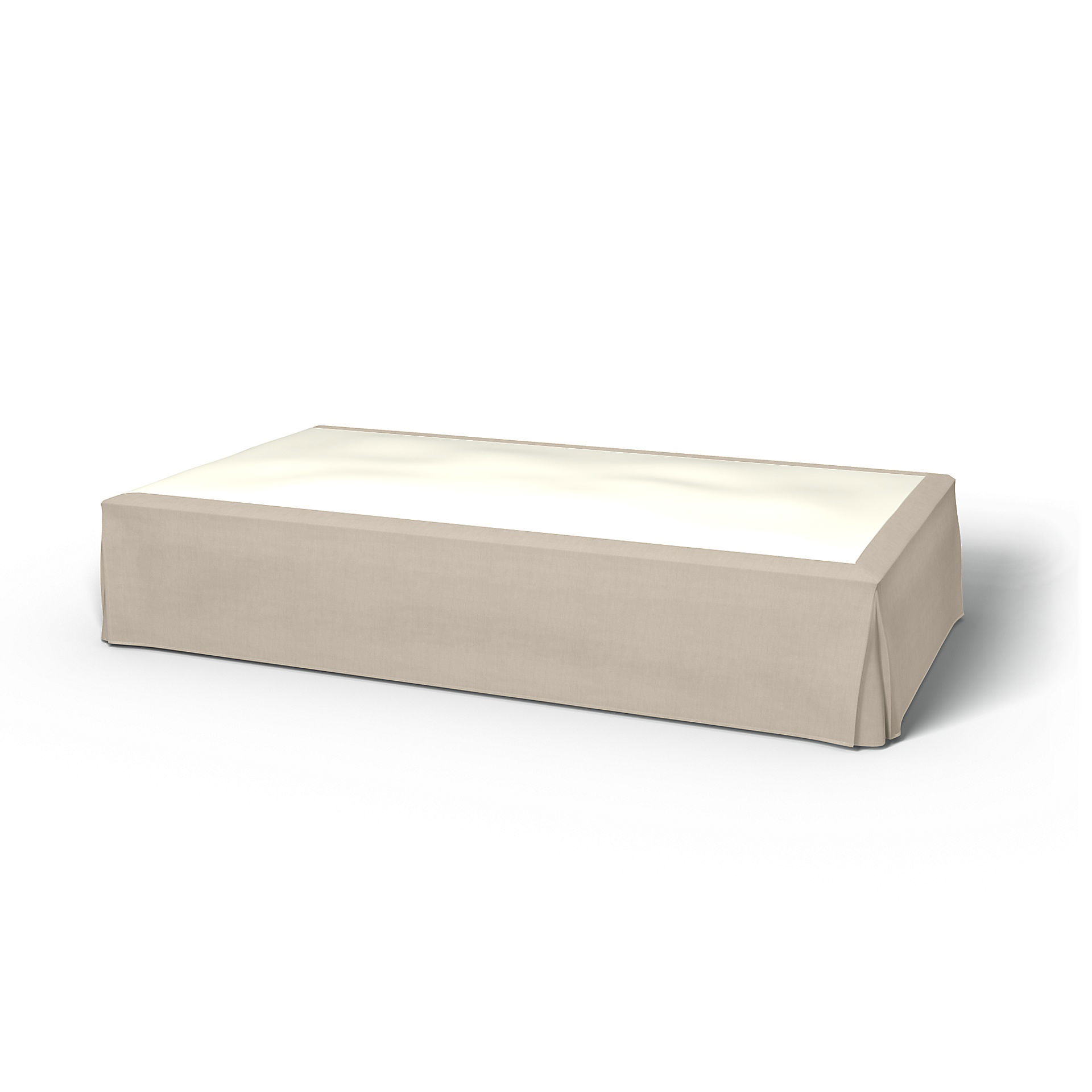 Bed Skirt, Parchment, Linen - Bemz