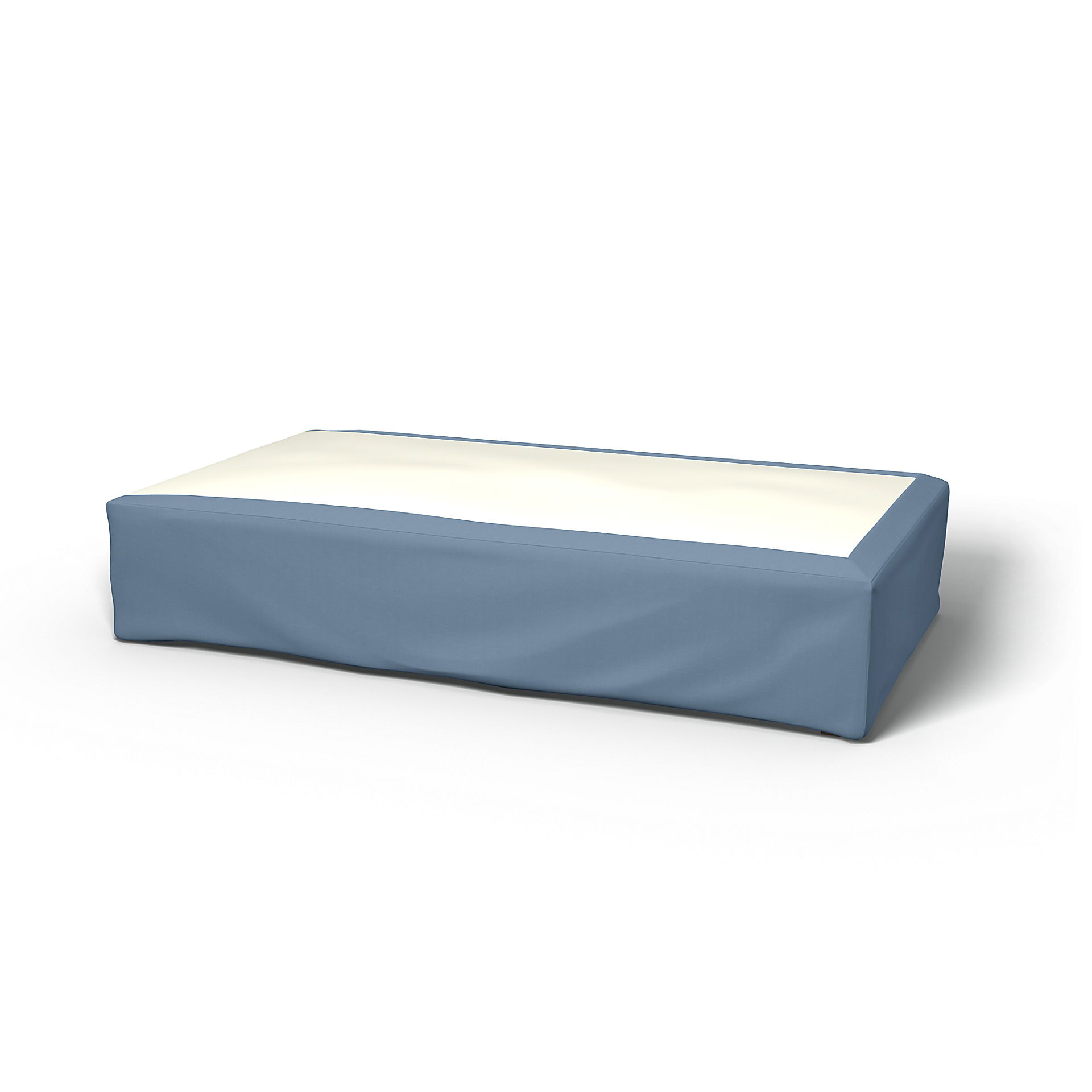 Bed Skirt, Dusty Blue, Cotton - Bemz