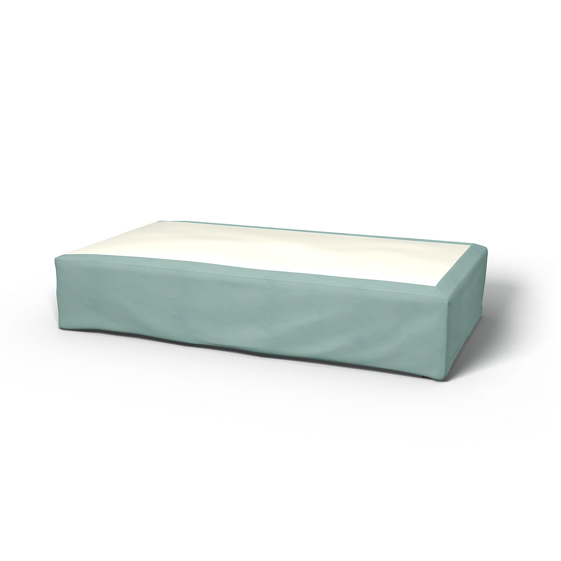 Bed Skirt, Mineral Blue, Linen - Bemz