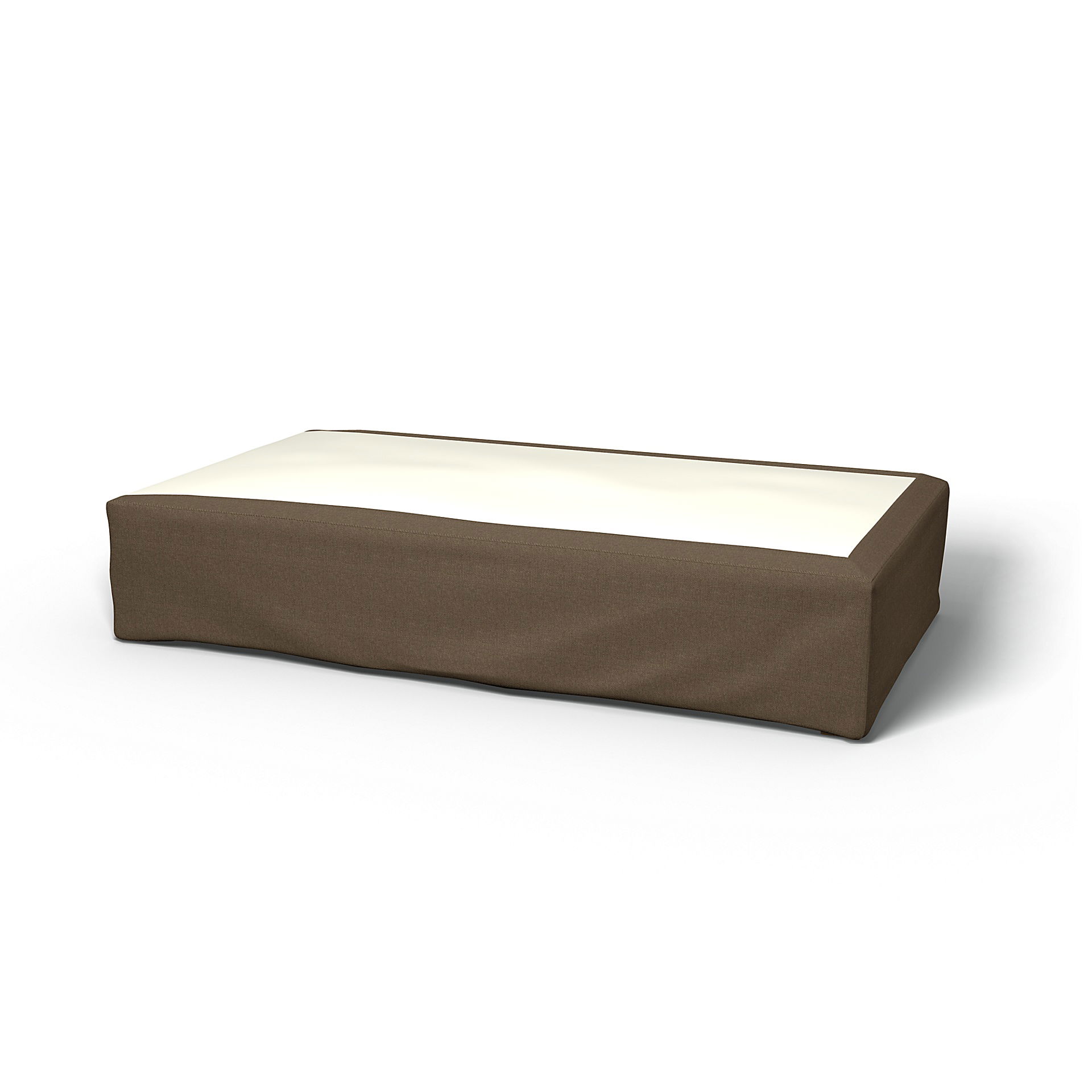 Bed Skirt, Dark Taupe, Bouclé & Texture - Bemz
