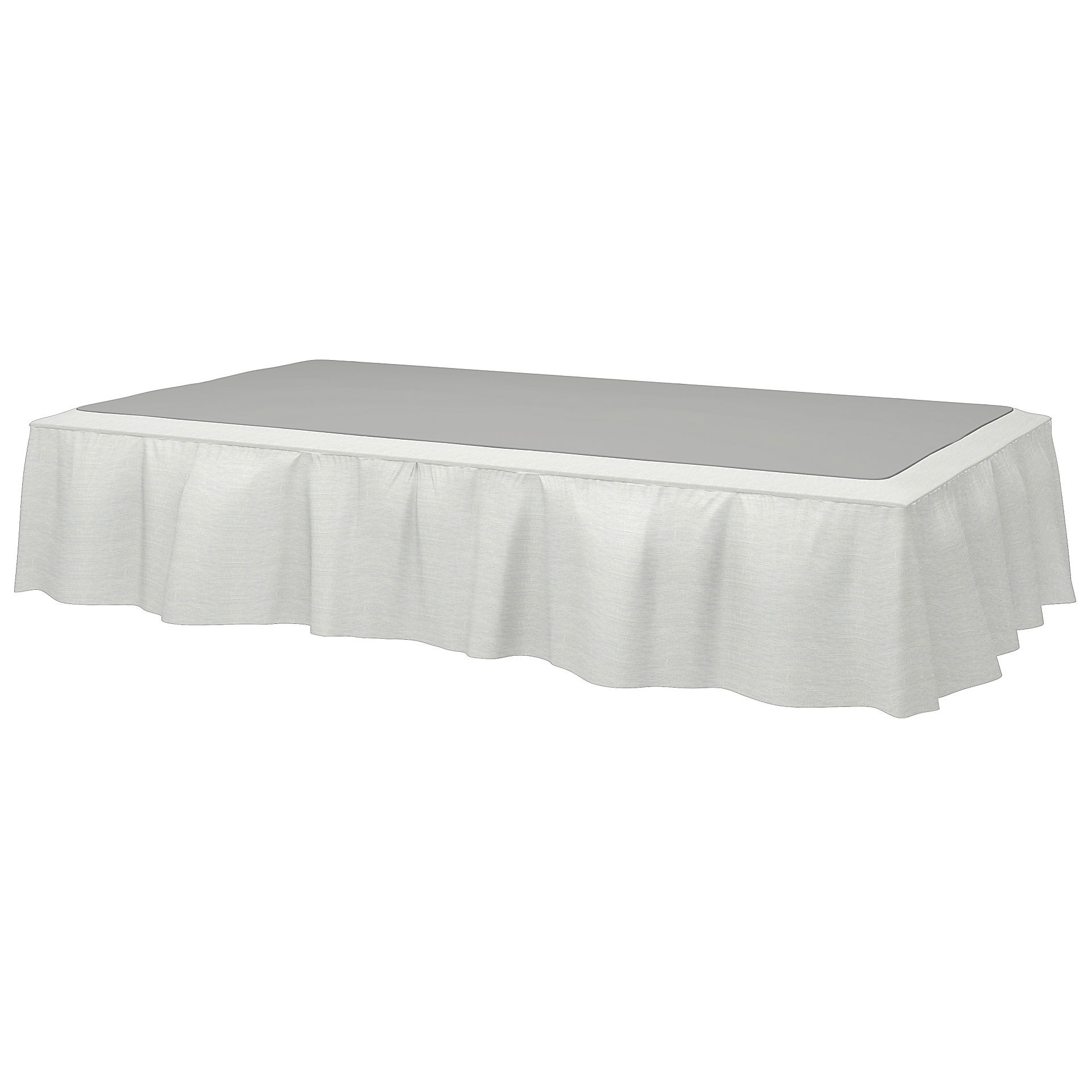 Bed Skirt, Optic White, Linen - Bemz
