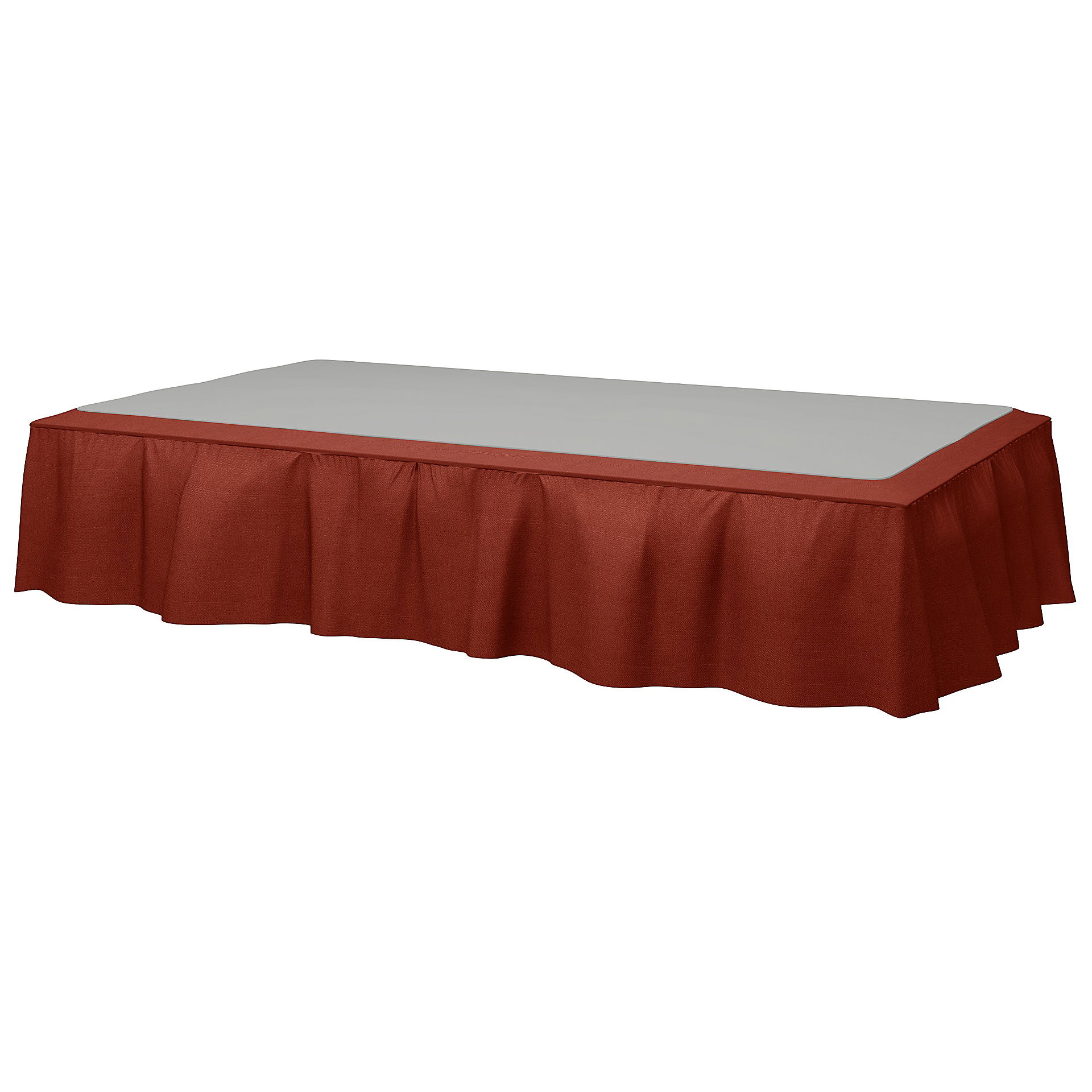 Bed Skirt, Cayenne, Linen - Bemz