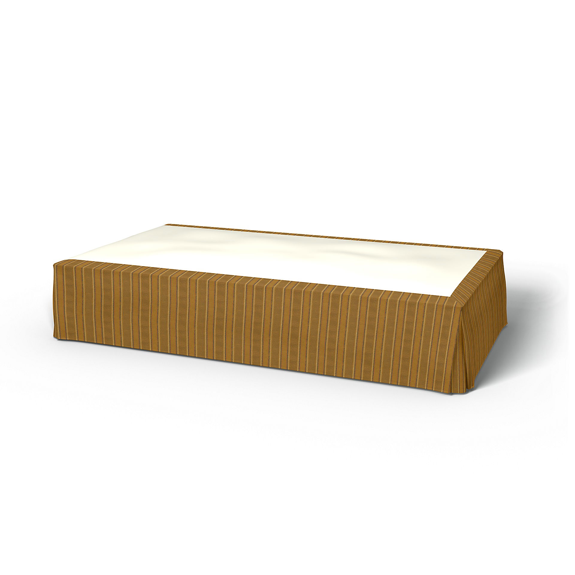 Bed Skirt, Mustard Stripe, Cotton - Bemz
