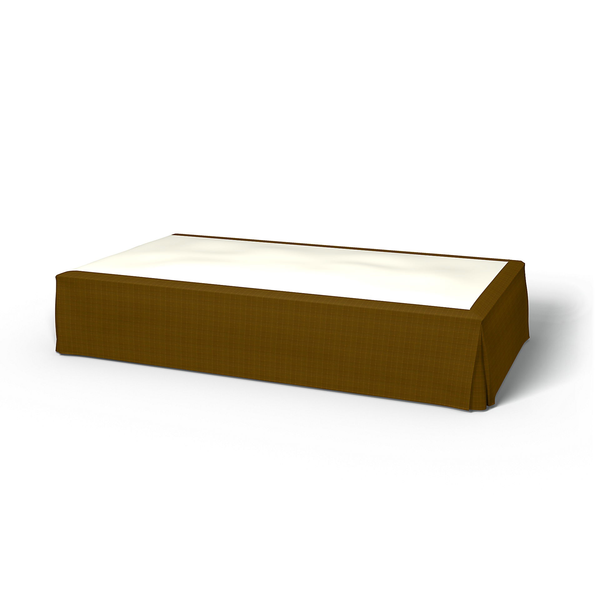Bed Skirt, Turmeric, Velvet - Bemz