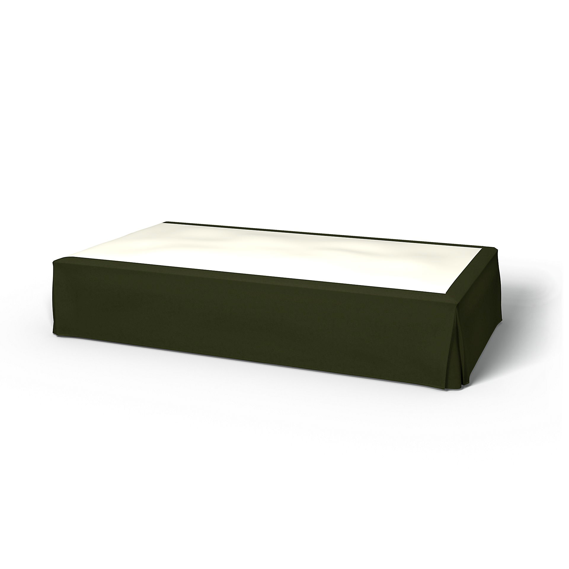 Bed Skirt, Moss, Velvet - Bemz