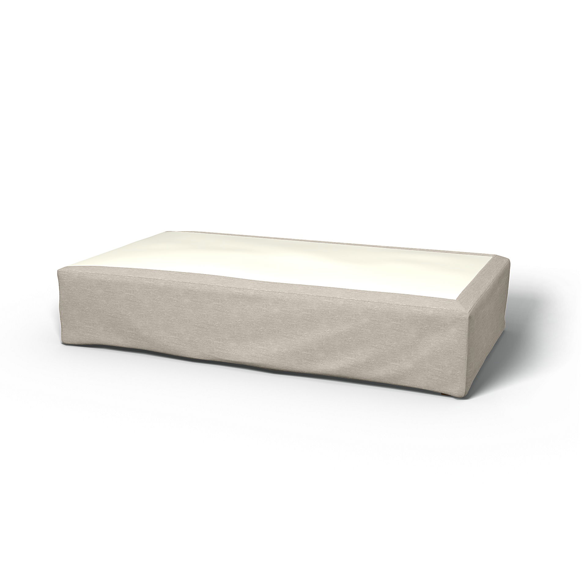 Bed Skirt, Natural White, Velvet - Bemz