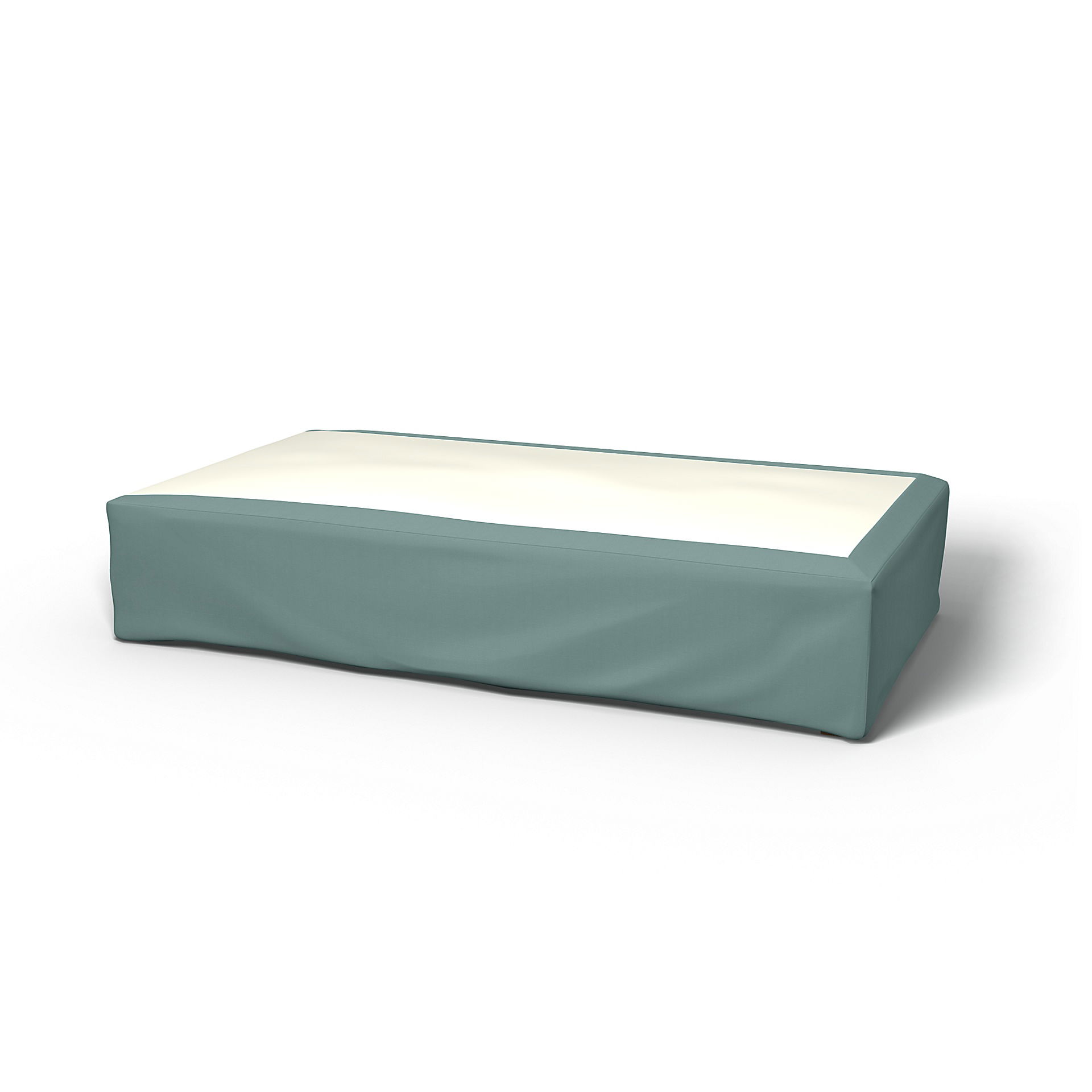 Bed Skirt, Mineral Blue, Cotton - Bemz