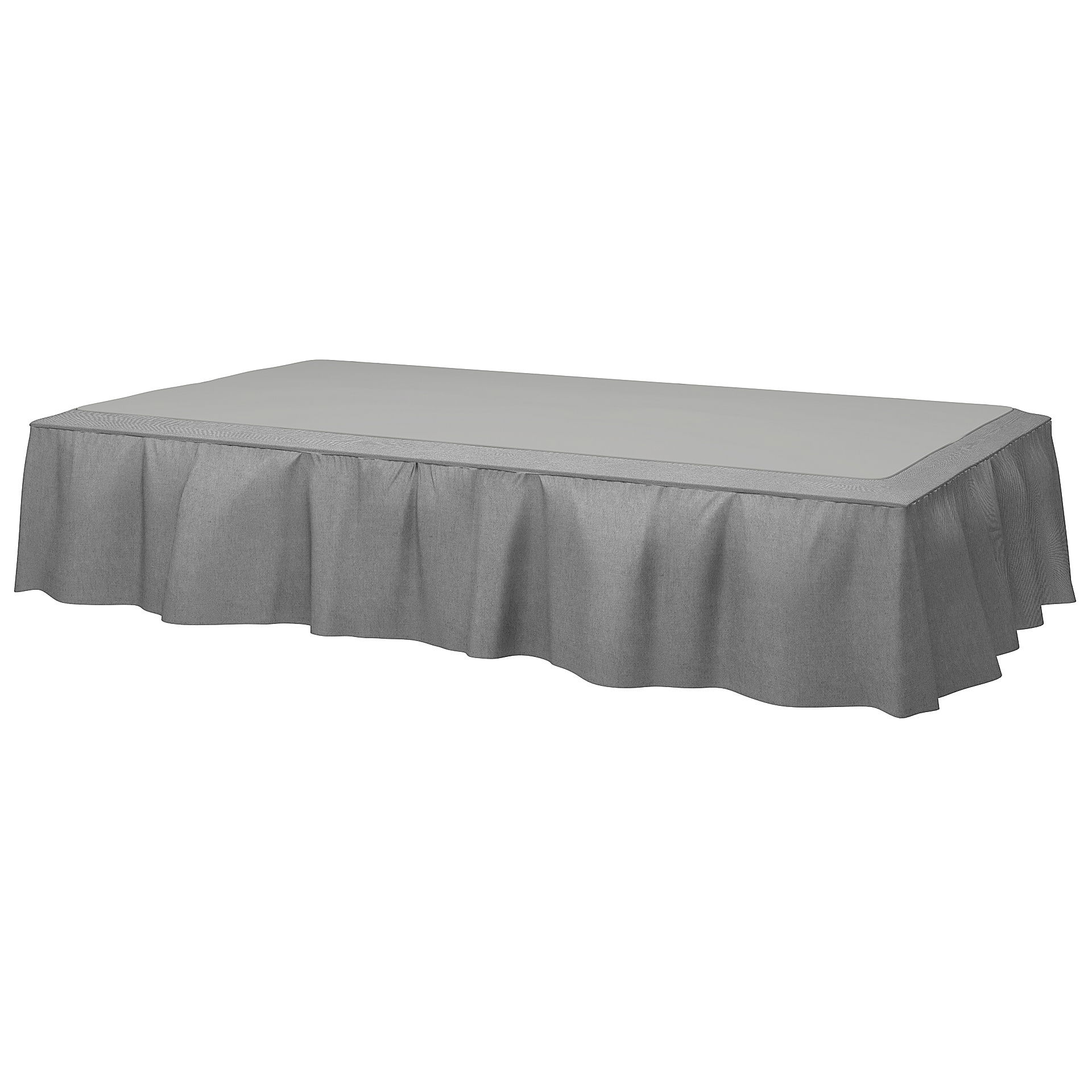 Bed Skirt, Graphite, Linen - Bemz