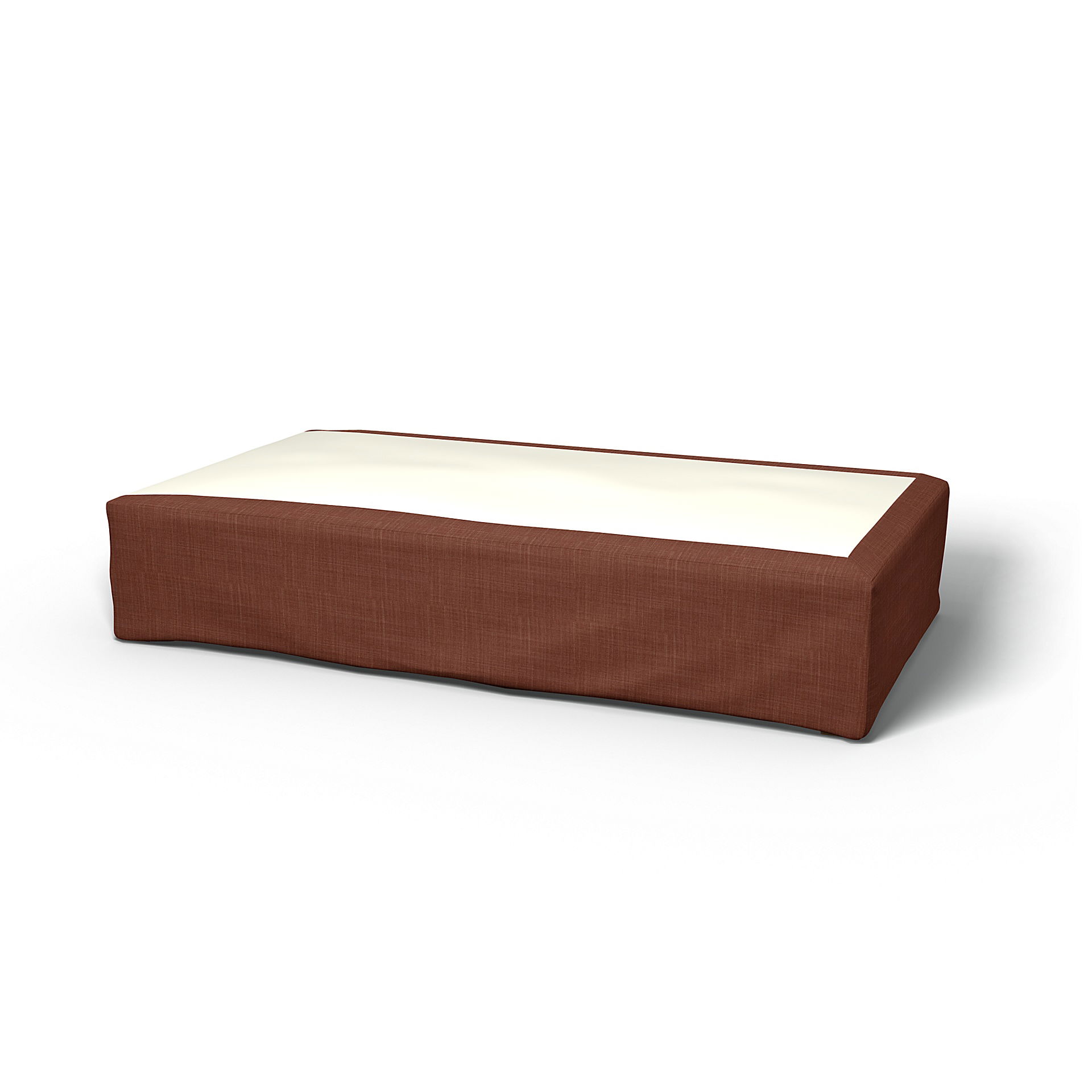 Bed Skirt, Rust, Bouclé & Texture - Bemz