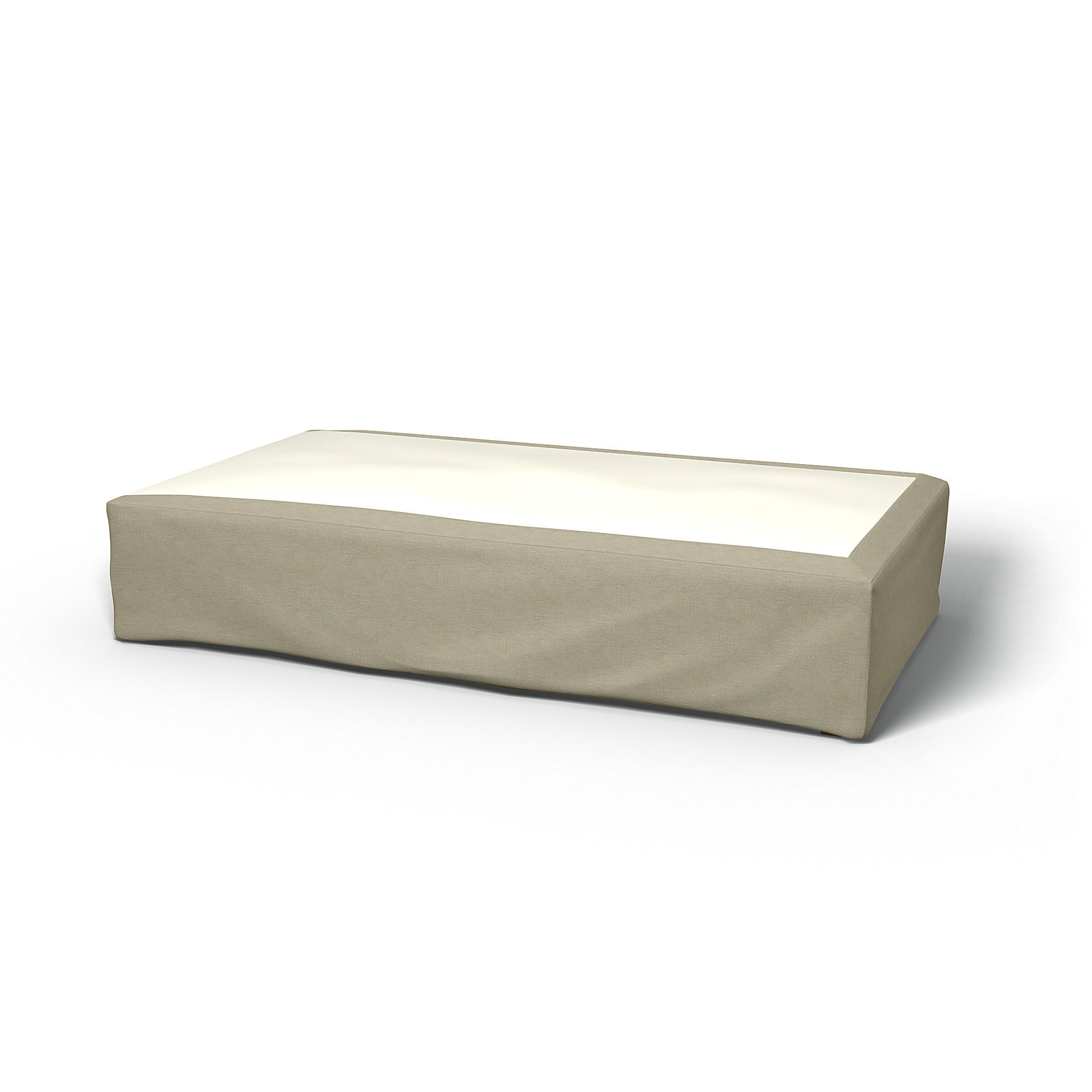 Bed Skirt, Soft White, Bouclé & Texture - Bemz