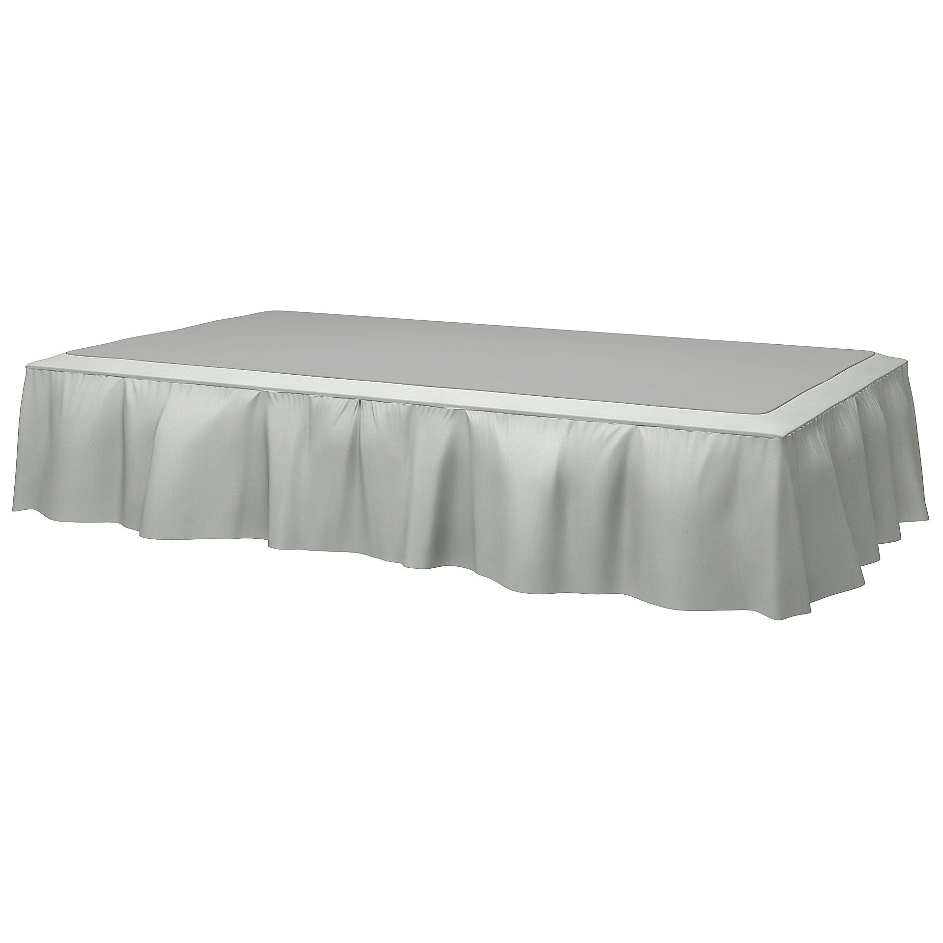 Bed Skirt, Silver Grey, Linen - Bemz