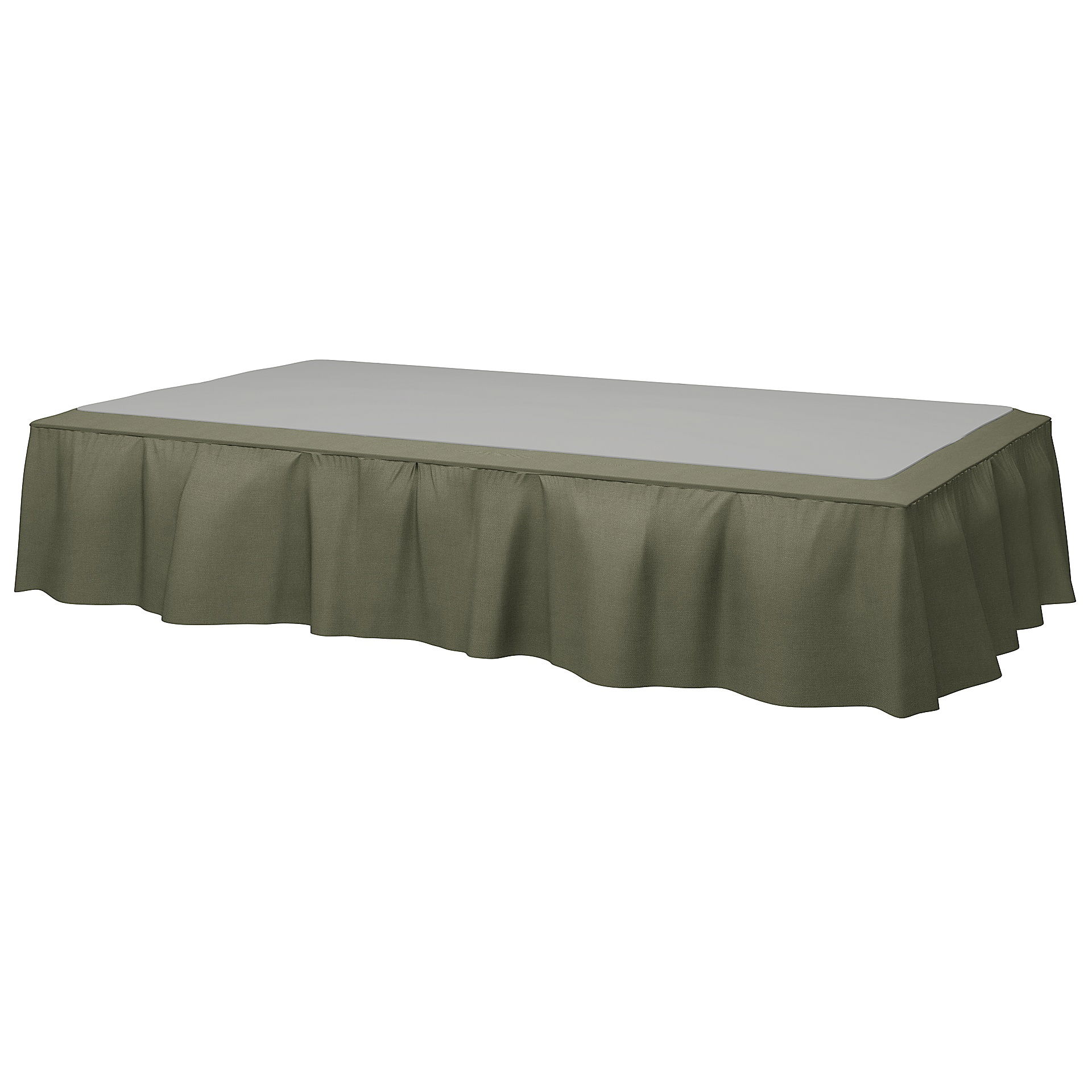 Bed Skirt, Sage, Linen - Bemz