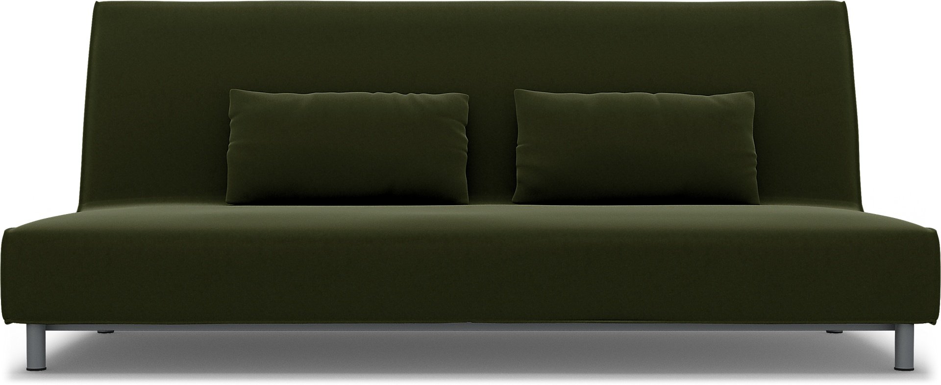 IKEA - Beddinge Sofa Bed Cover, Moss, Velvet - Bemz
