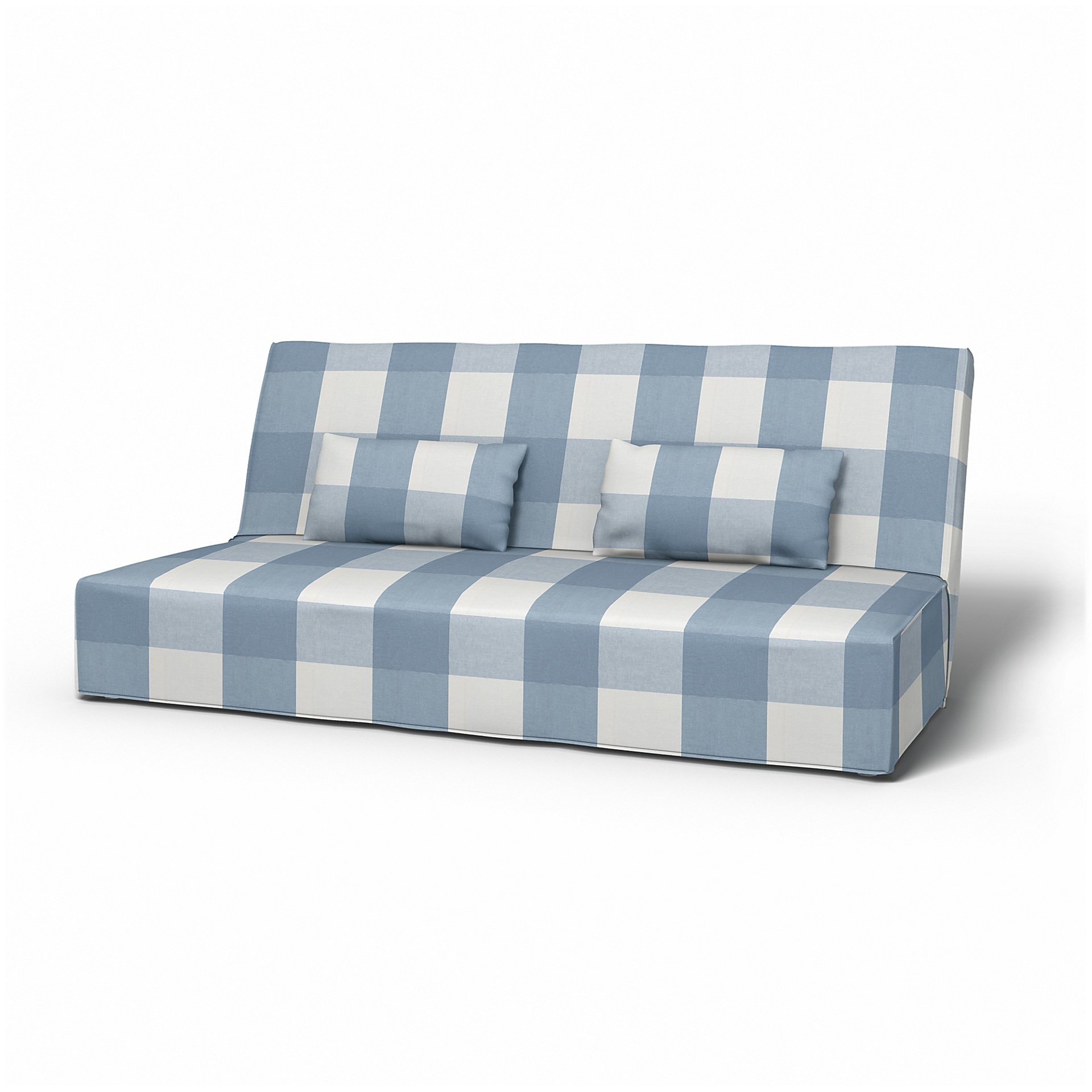 IKEA - Beddinge Sofa Bed Cover, Sky Blue, Linen - Bemz