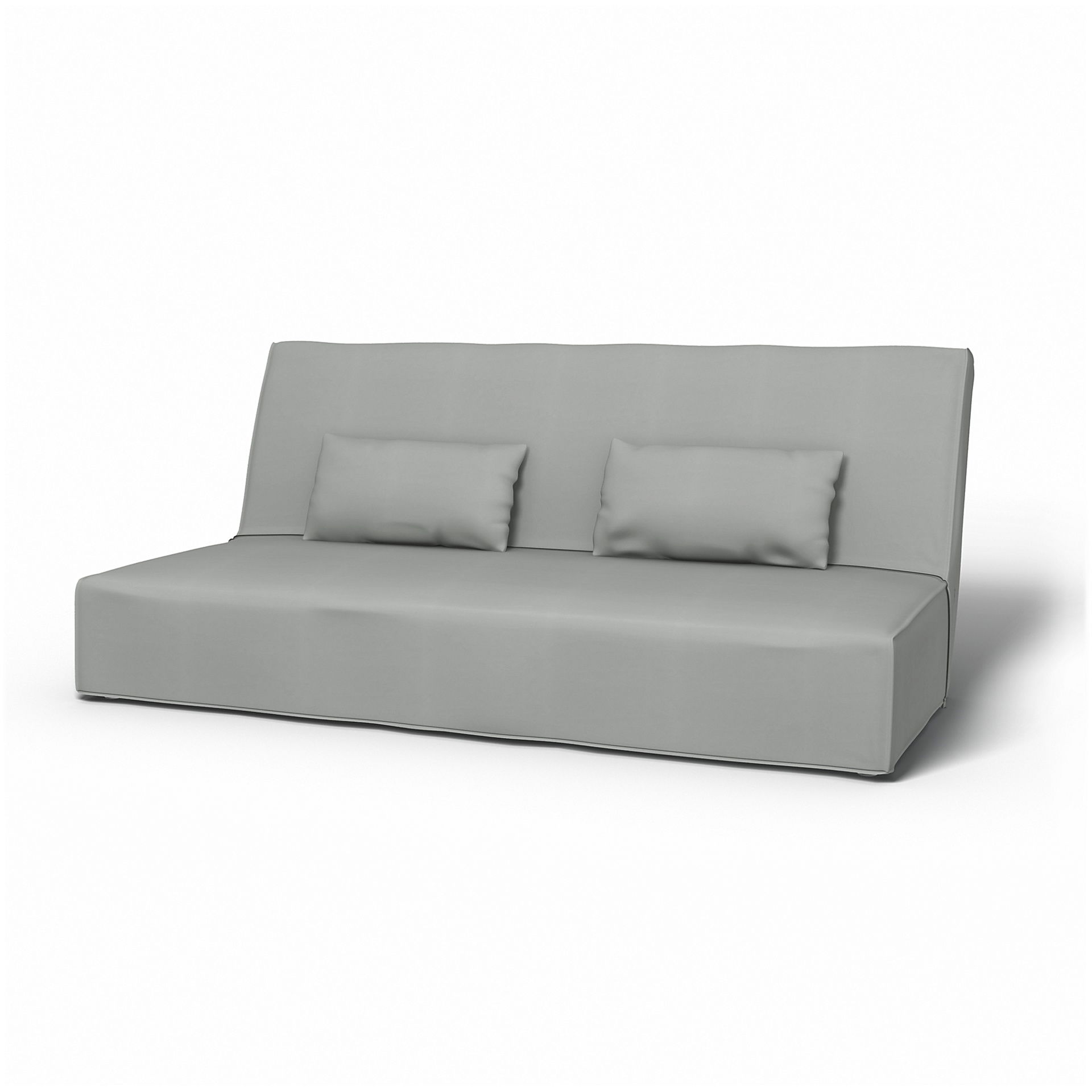 IKEA - Beddinge Sofa Bed Cover, Silver Grey, Cotton - Bemz
