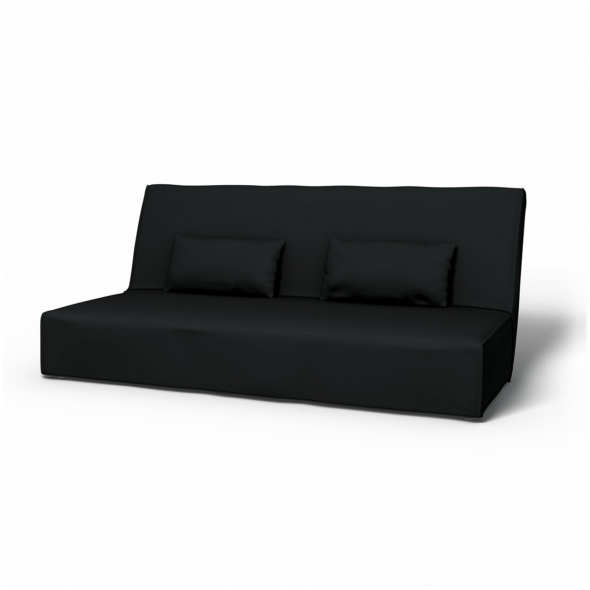 IKEA - Beddinge Sofa Bed Cover, Jet Black, Cotton - Bemz