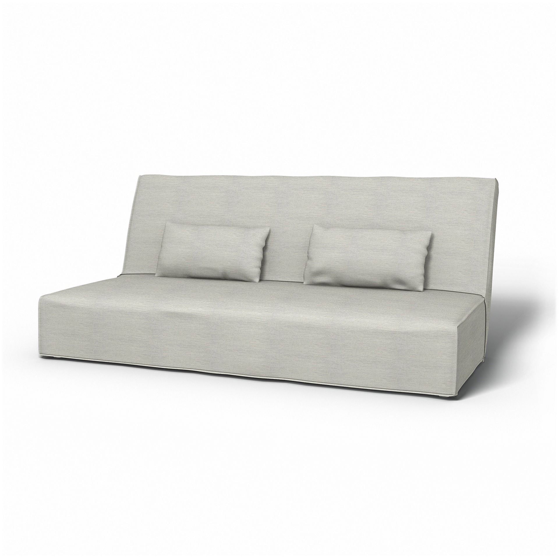 IKEA - Överdrag till Beddinge bäddsoffa, Silver Grey, Bomull - Bemz