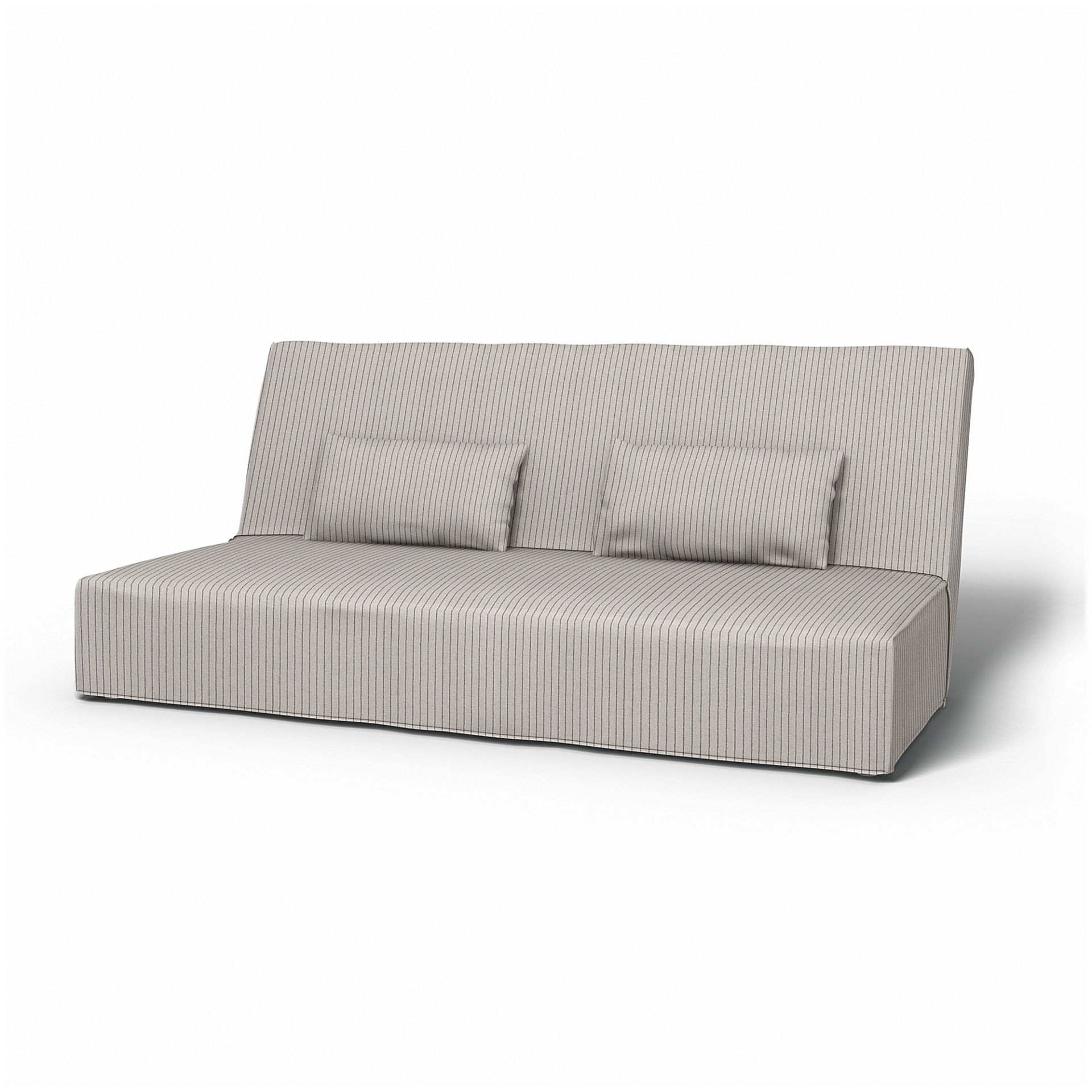 IKEA - Beddinge Sofa Bed Cover, Silver Grey, Cotton - Bemz