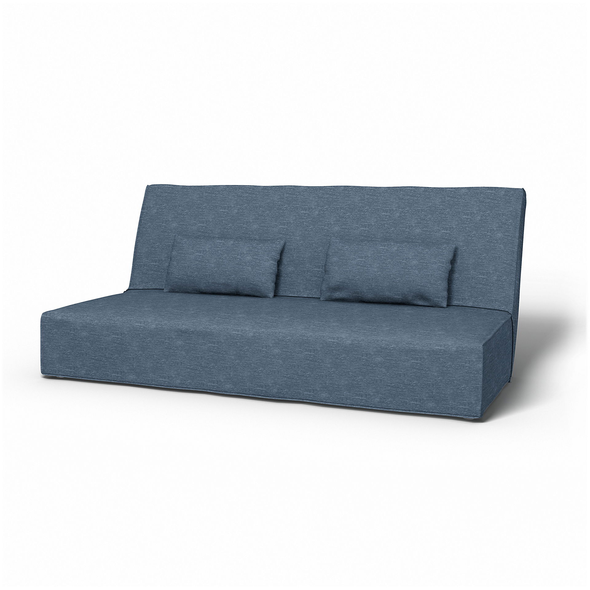 IKEA - Överdrag till Beddinge bäddsoffa, Mineral Blue, Sammet - Bemz