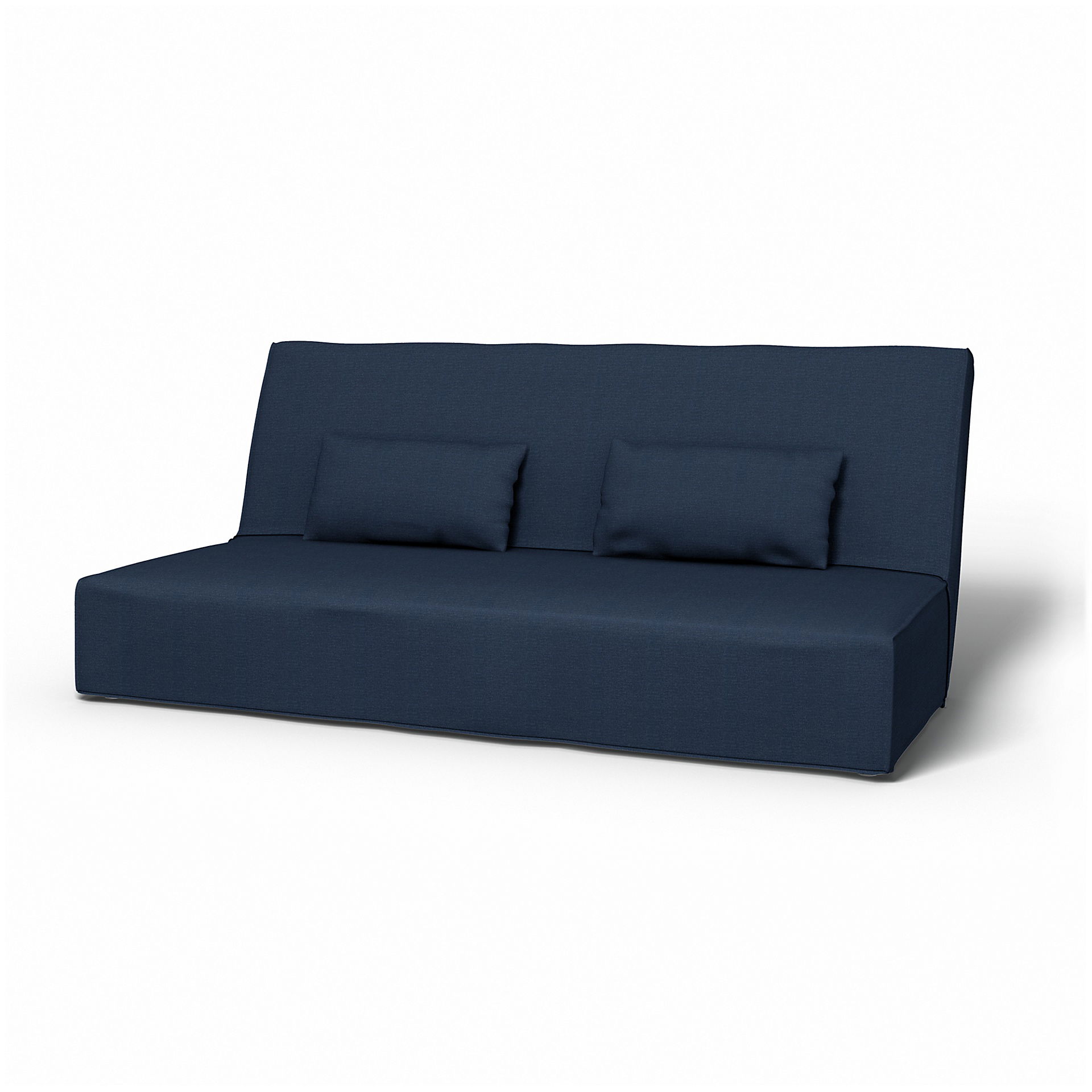 IKEA - Beddinge Sofa Bed Cover, Navy Blue, Linen - Bemz