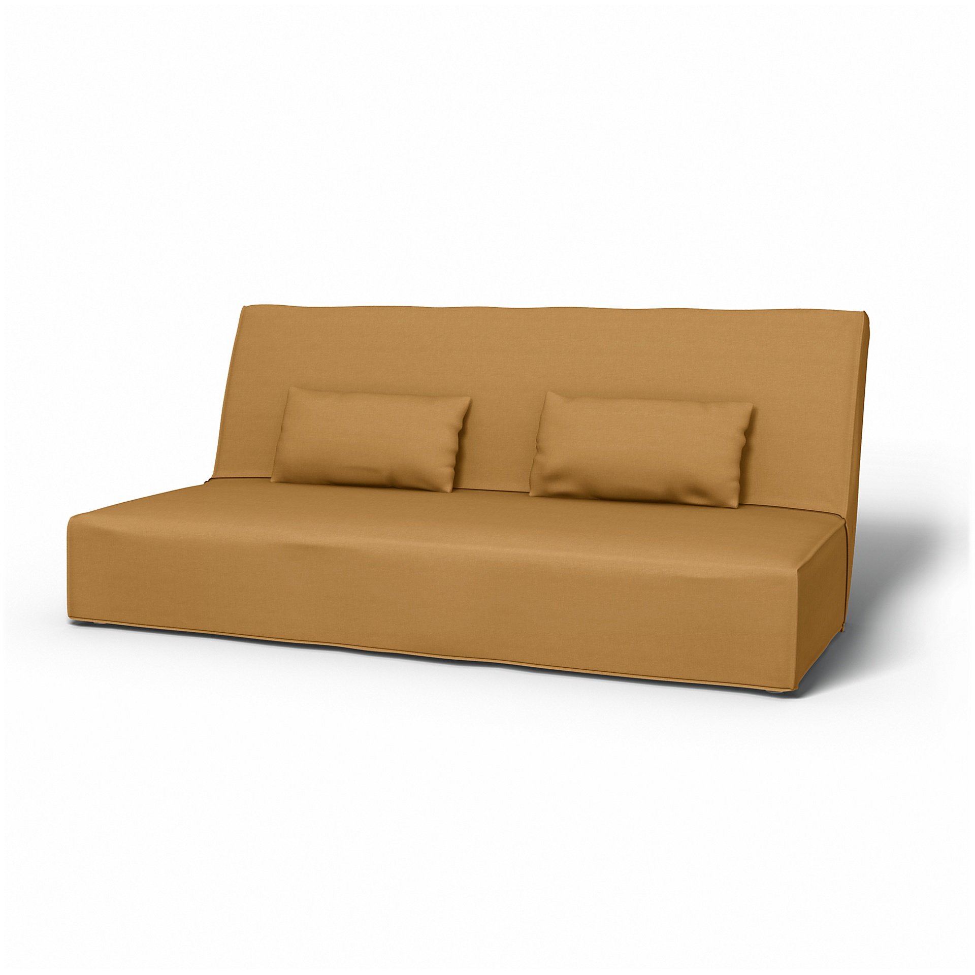 IKEA - Beddinge Sofa Bed Cover, Mustard, Linen - Bemz