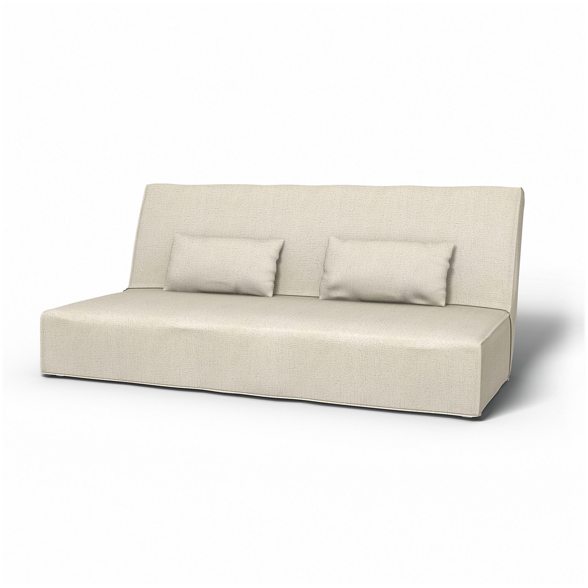 IKEA - Beddinge Sofa Bed Cover, Ecru, Bouclé & Texture - Bemz