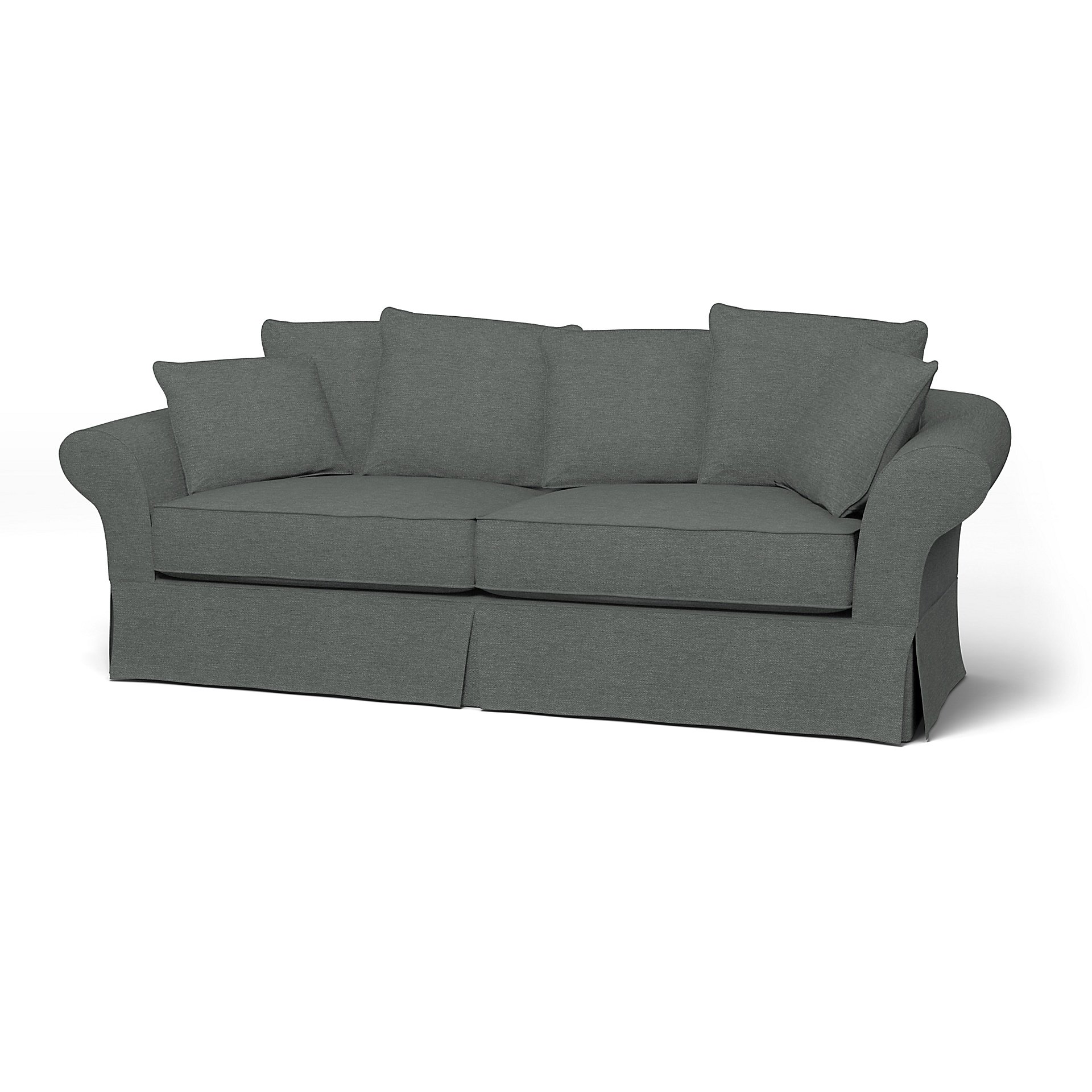 IKEA - Backamo 3 Seater Sofa Cover, Laurel, Boucle & Texture - Bemz