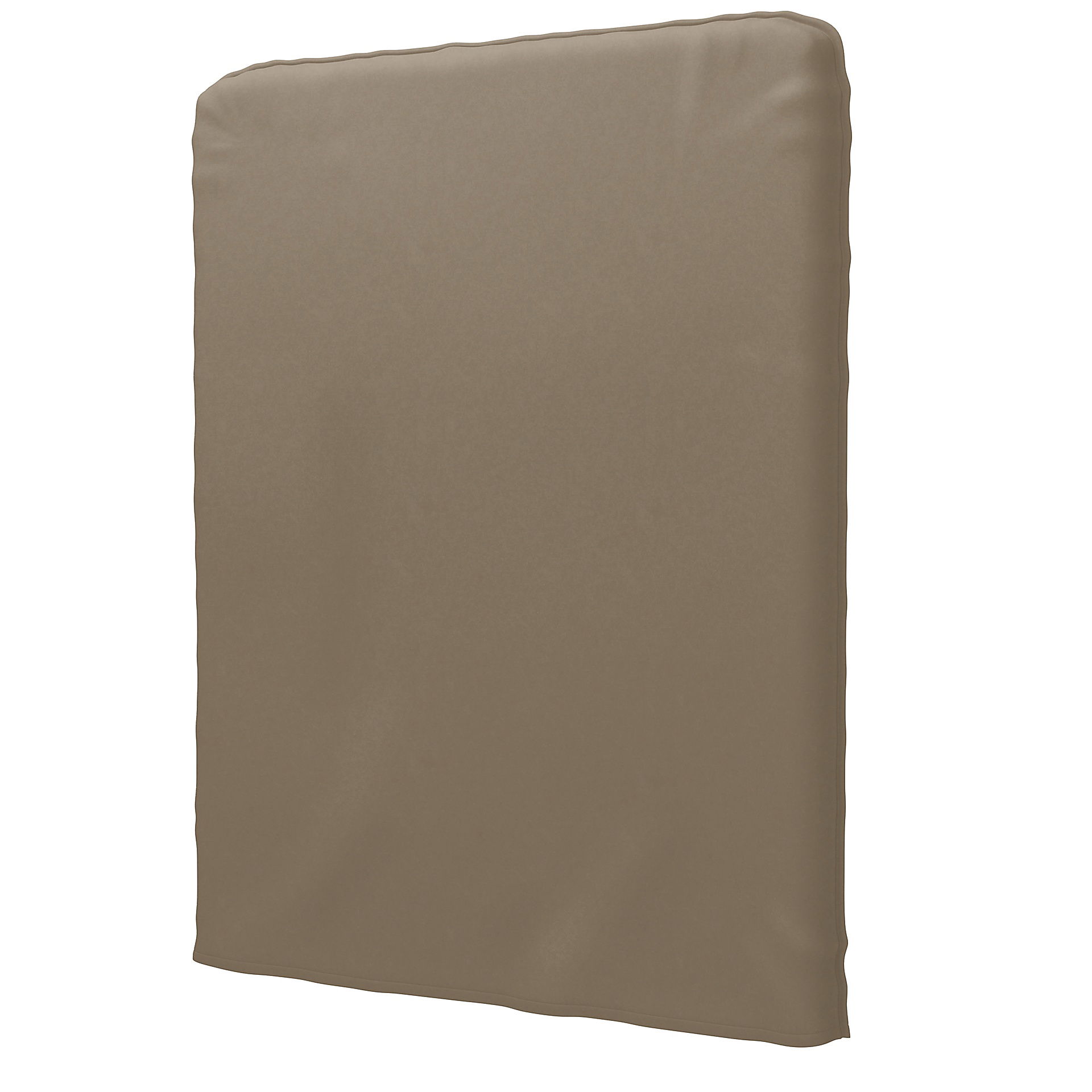 IKEA - UNIVERSAL HEADBOARD COVER, Taupe, Velvet - Bemz