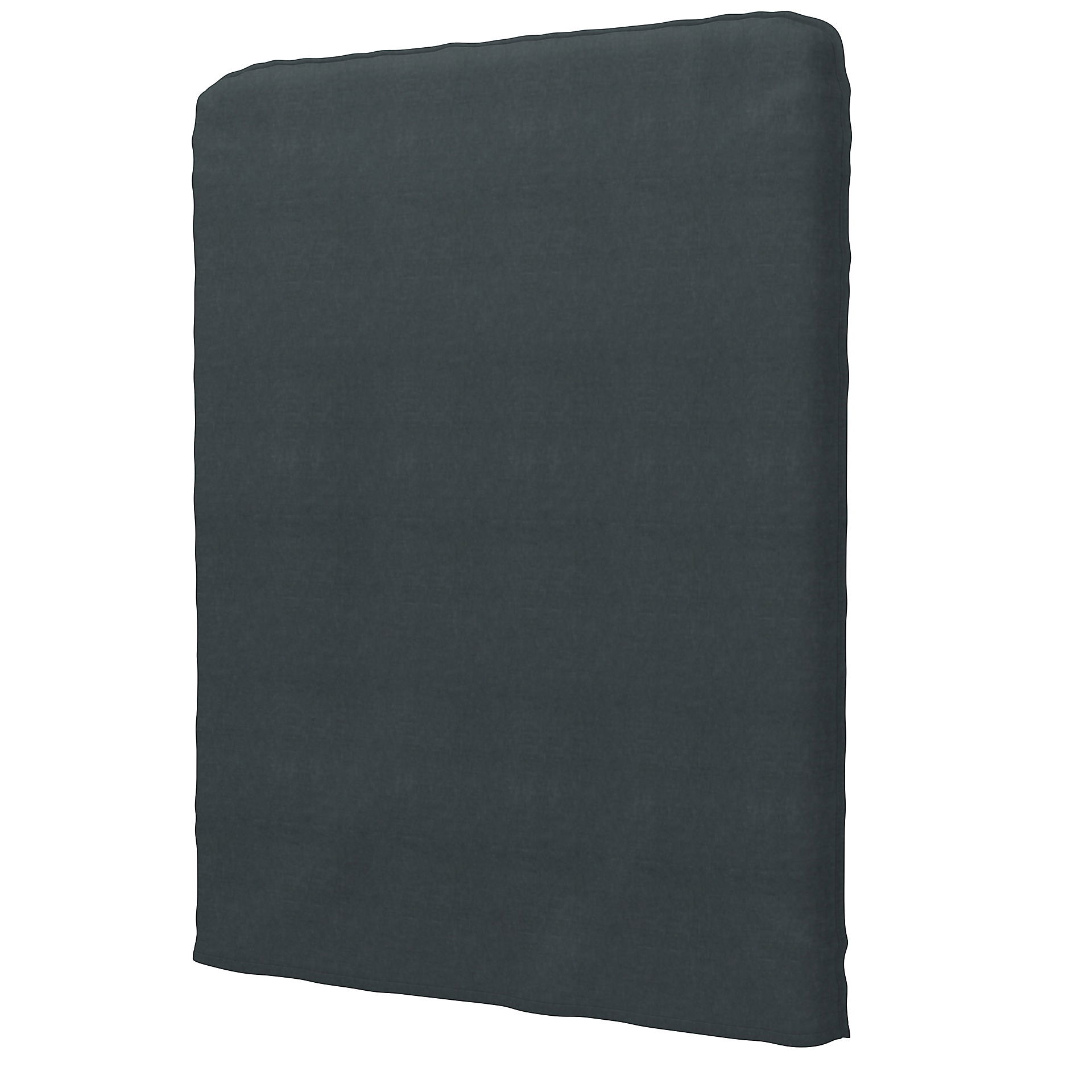 IKEA - UNIVERSAL-ÖVERDRAG TILL SÄNGGAVEL, Graphite Grey, Linne - Bemz