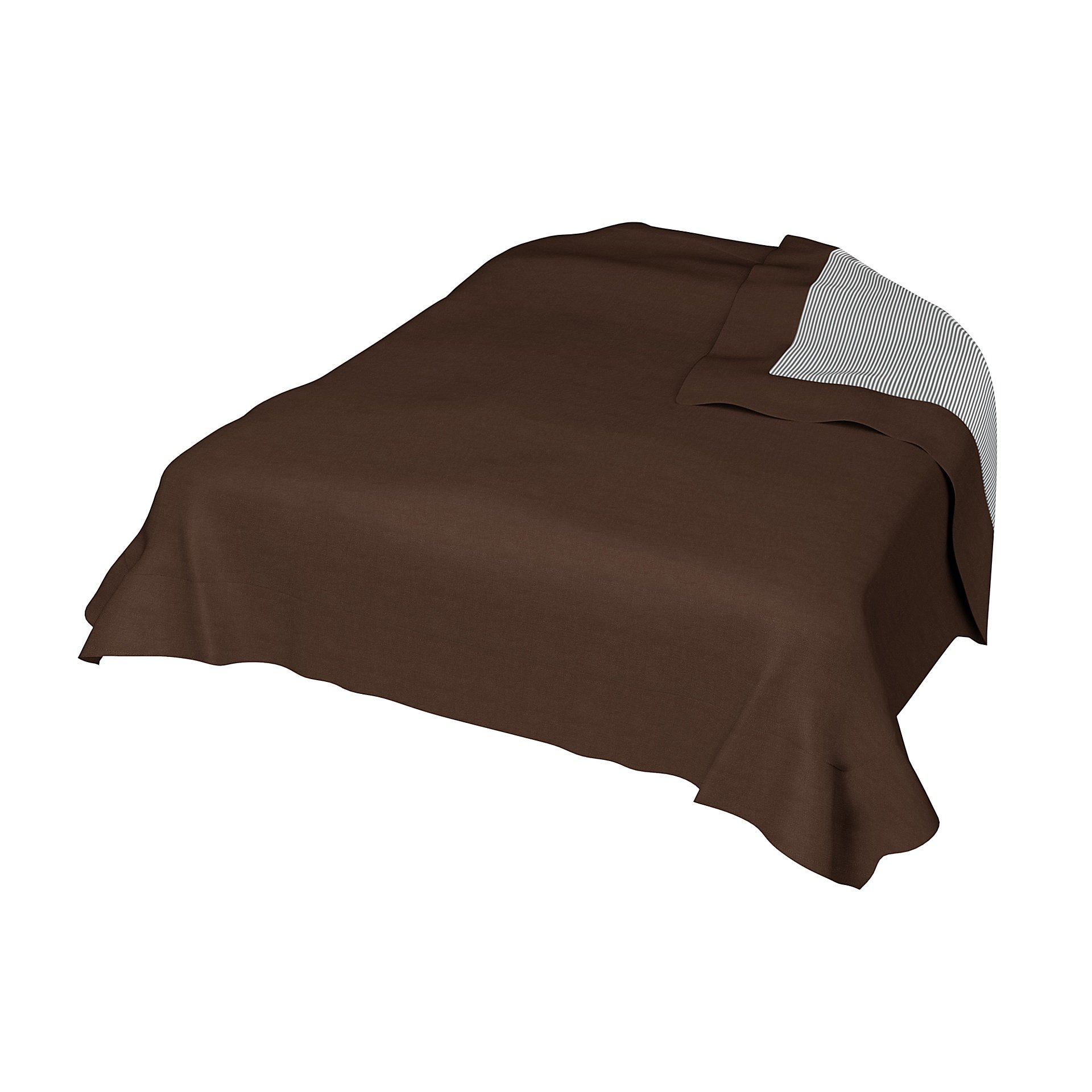 Bedspread, Chocolate, Linen - Bemz