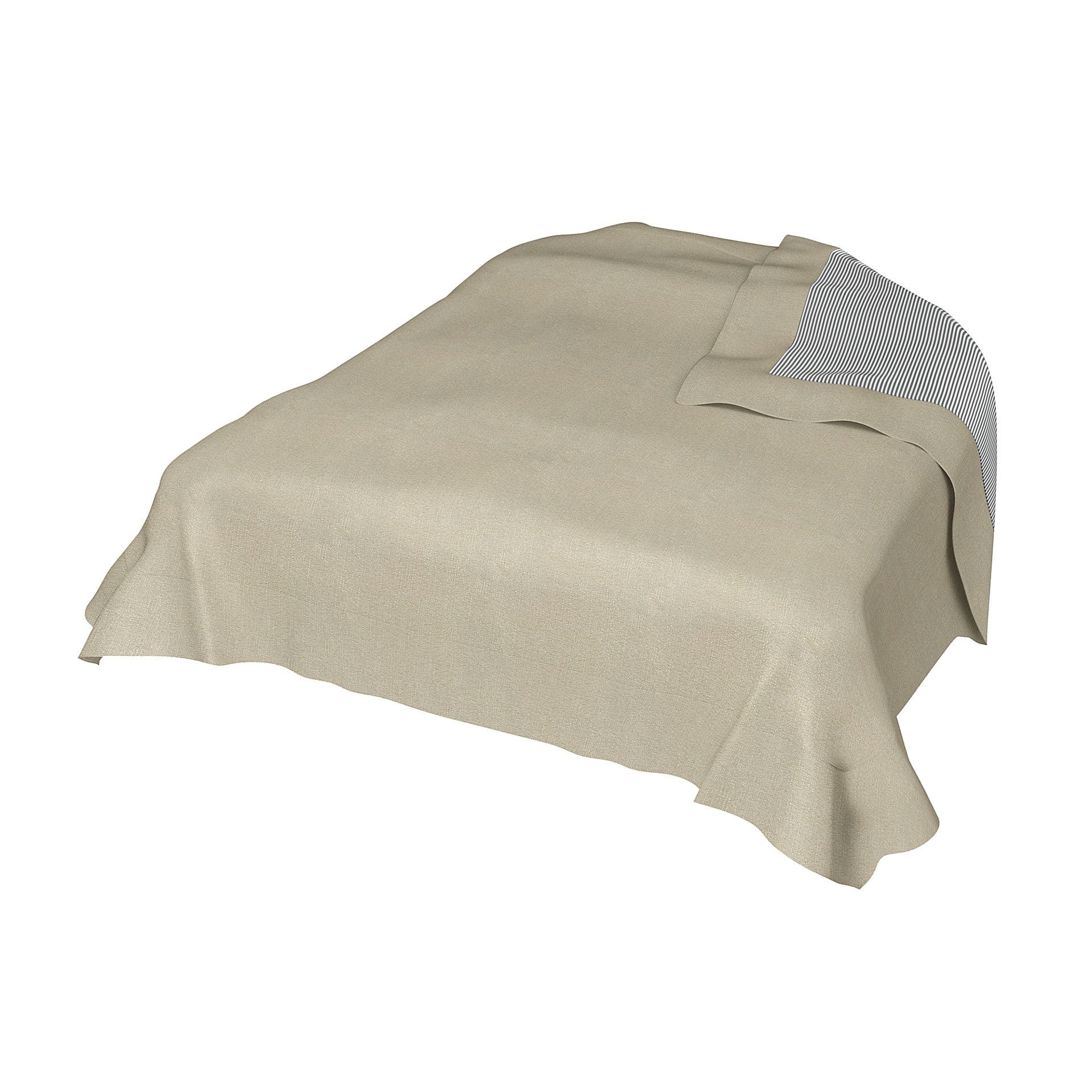 Bedspread, Cream, Bouclé & Texture - Bemz