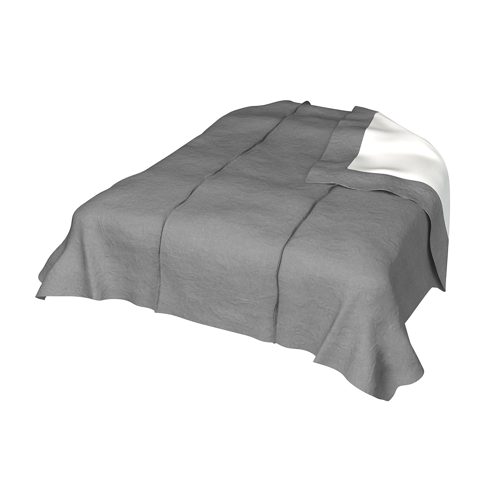 Bedspread, Graphite, Linen - Bemz
