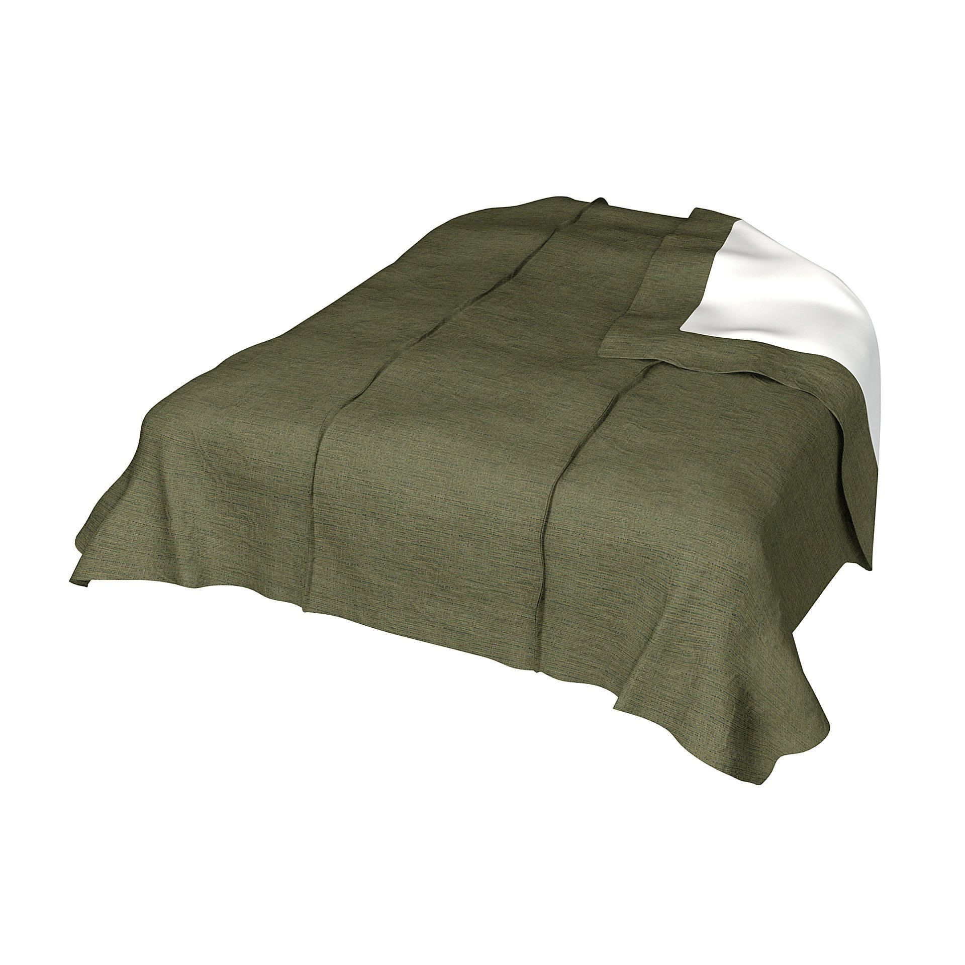 Bedspread, Meadow Green, Boucle & Texture - Bemz