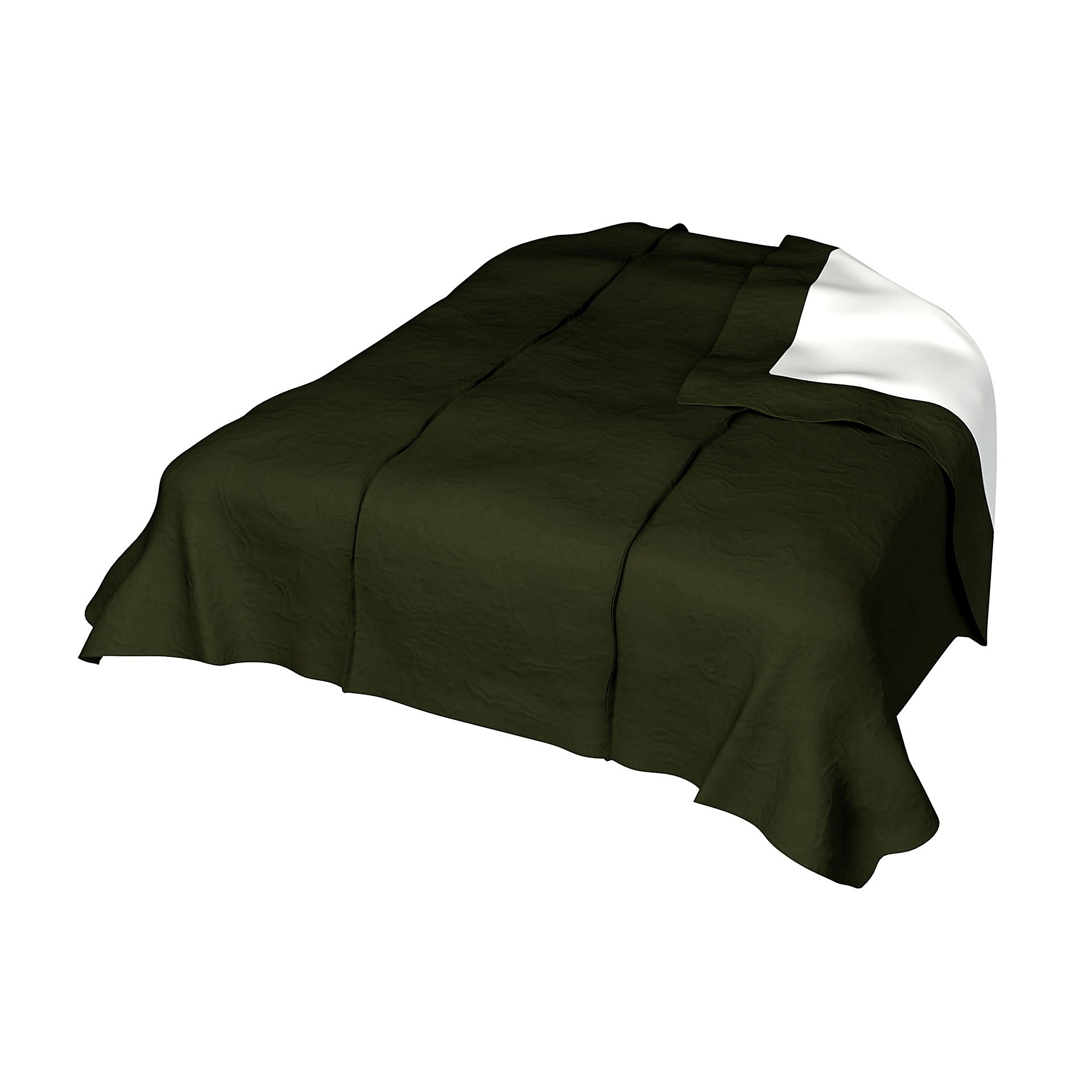 Bedspread, Moss, Velvet - Bemz