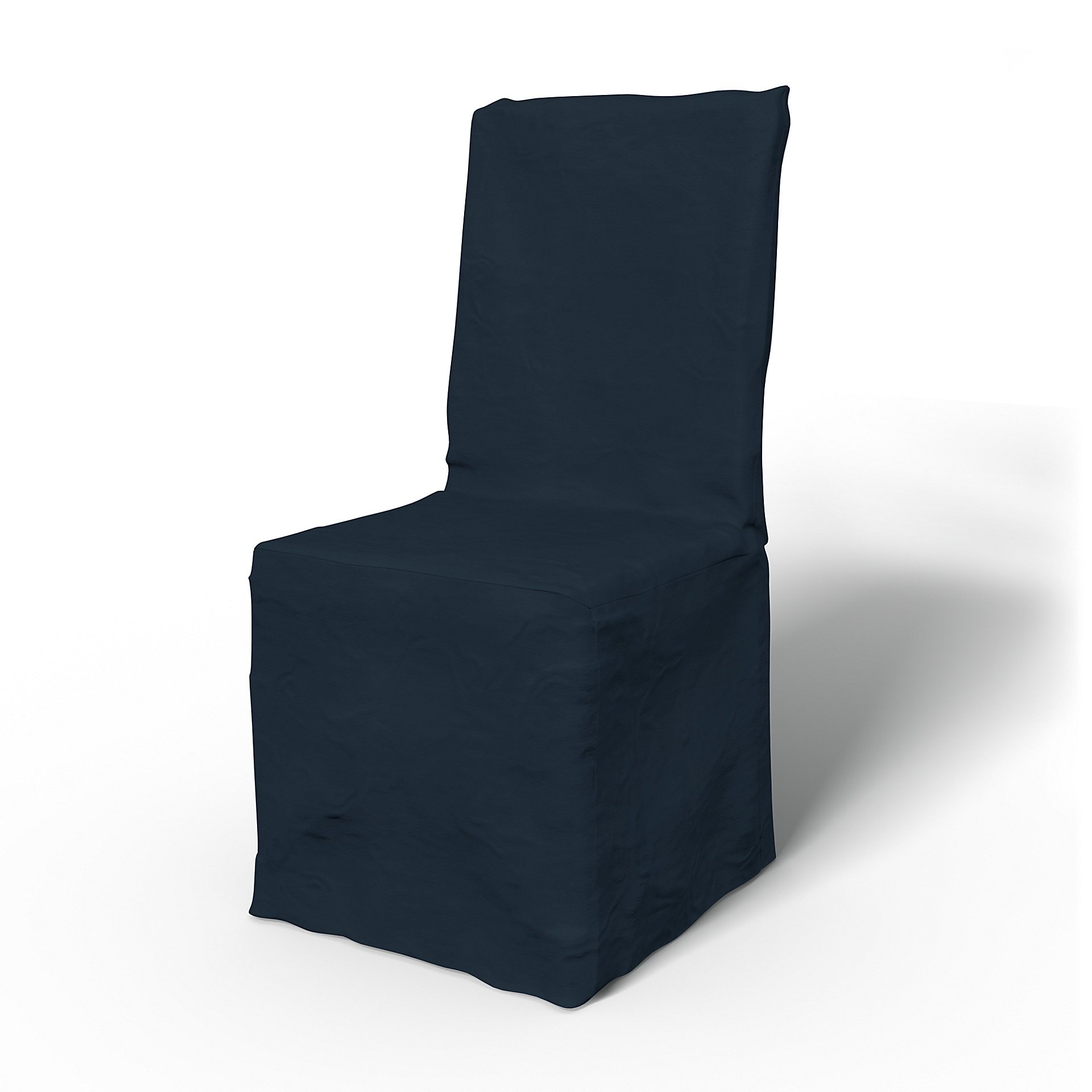 IKEA - Stolsöverdrag Multi Fit , Navy Blue, Bomull - Bemz
