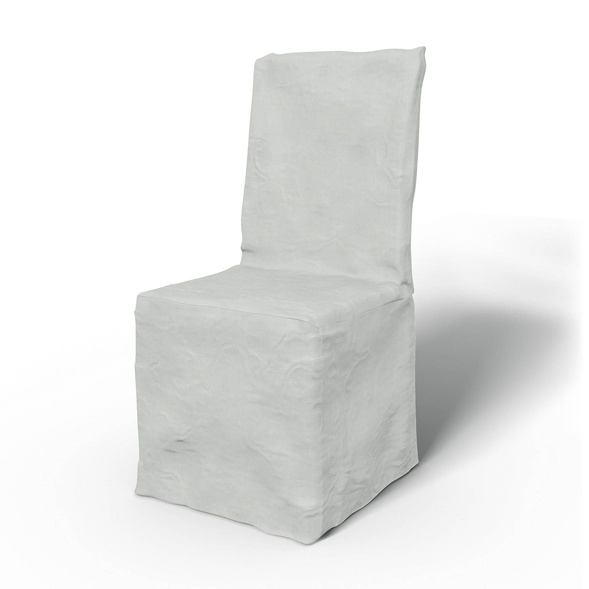 IKEA - Multi Fit Dining Chair Cover, Silver Grey, Linen - Bemz