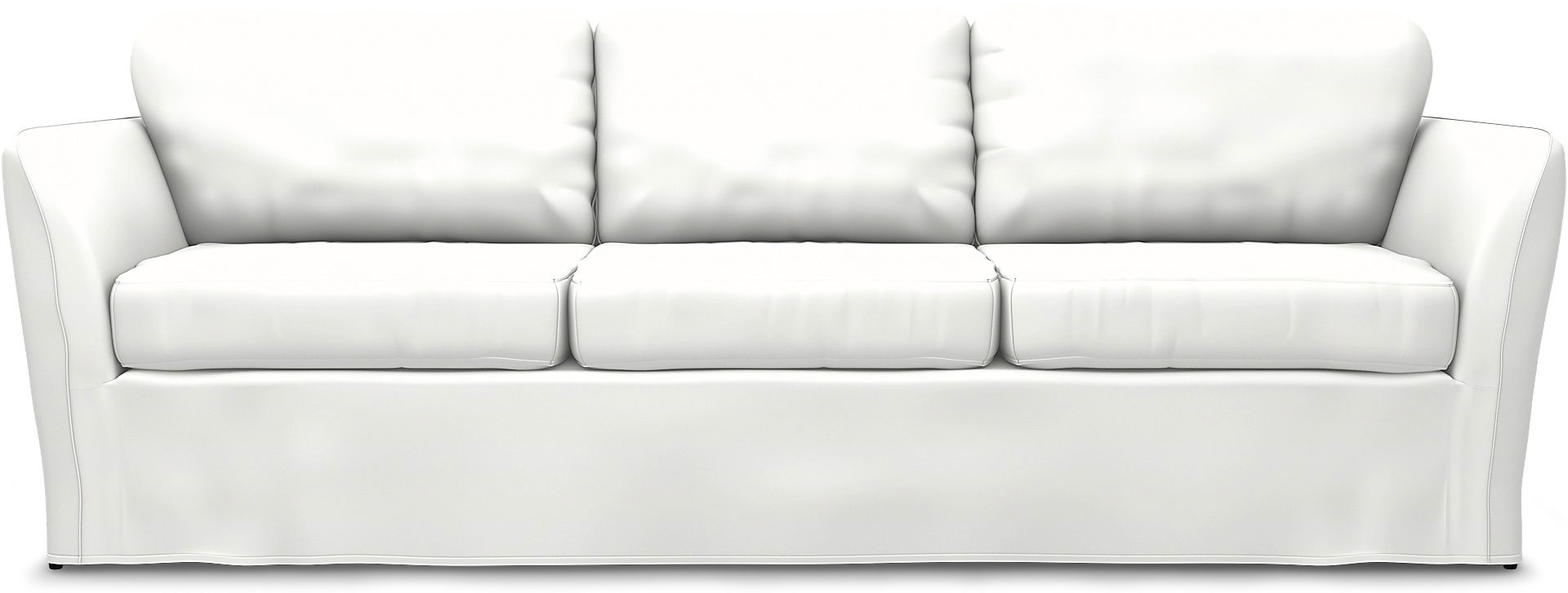 Överdrag till MIO County 3-sits soffa, Absolute White, Linne - Bemz