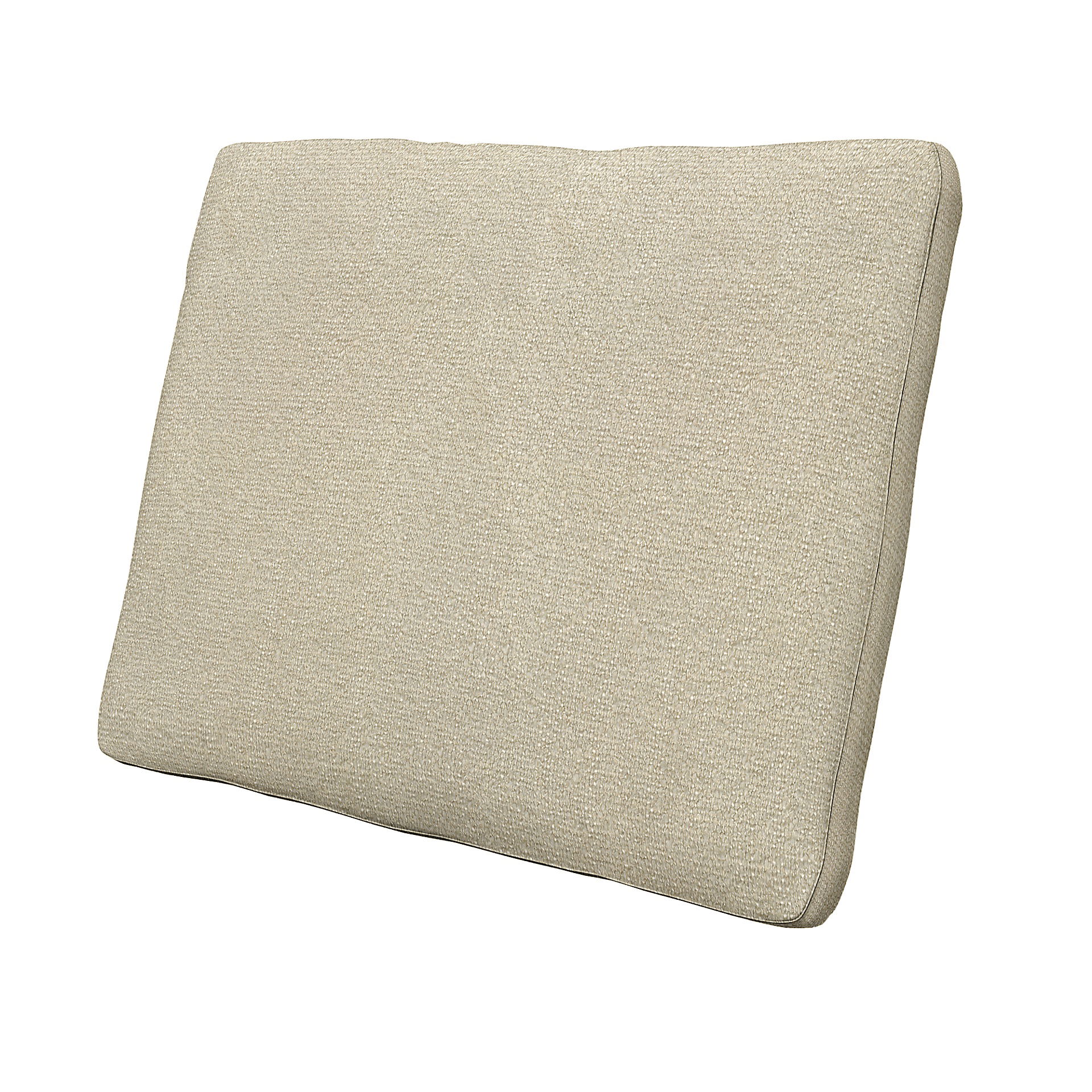 IKEA - Cushion Cover Karlstad 58x48x5 cm, Cream, Bouclé & Texture - Bemz