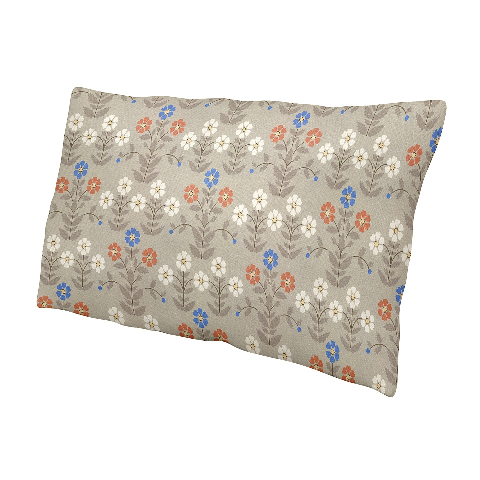 IKEA - Cushion Cover Ektorp 40x70 cm, Sippor Blue/Orange, BEMZ x BORASTAPETER COLLECTION - Bemz